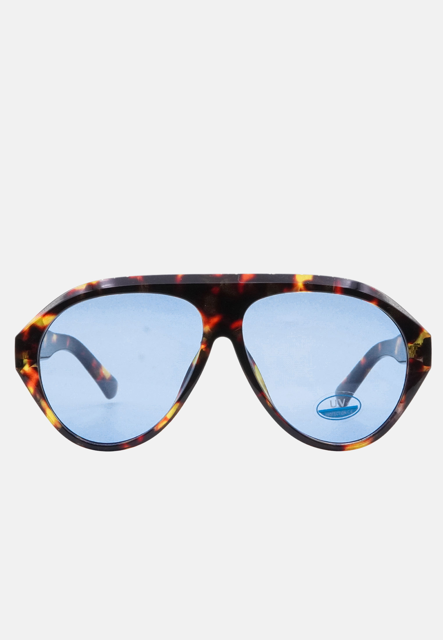 Occhiali da Sole Aviatore Unisex Oversize Lente Arancione o Azzurra Animalier UV - Imagen 12 de 12