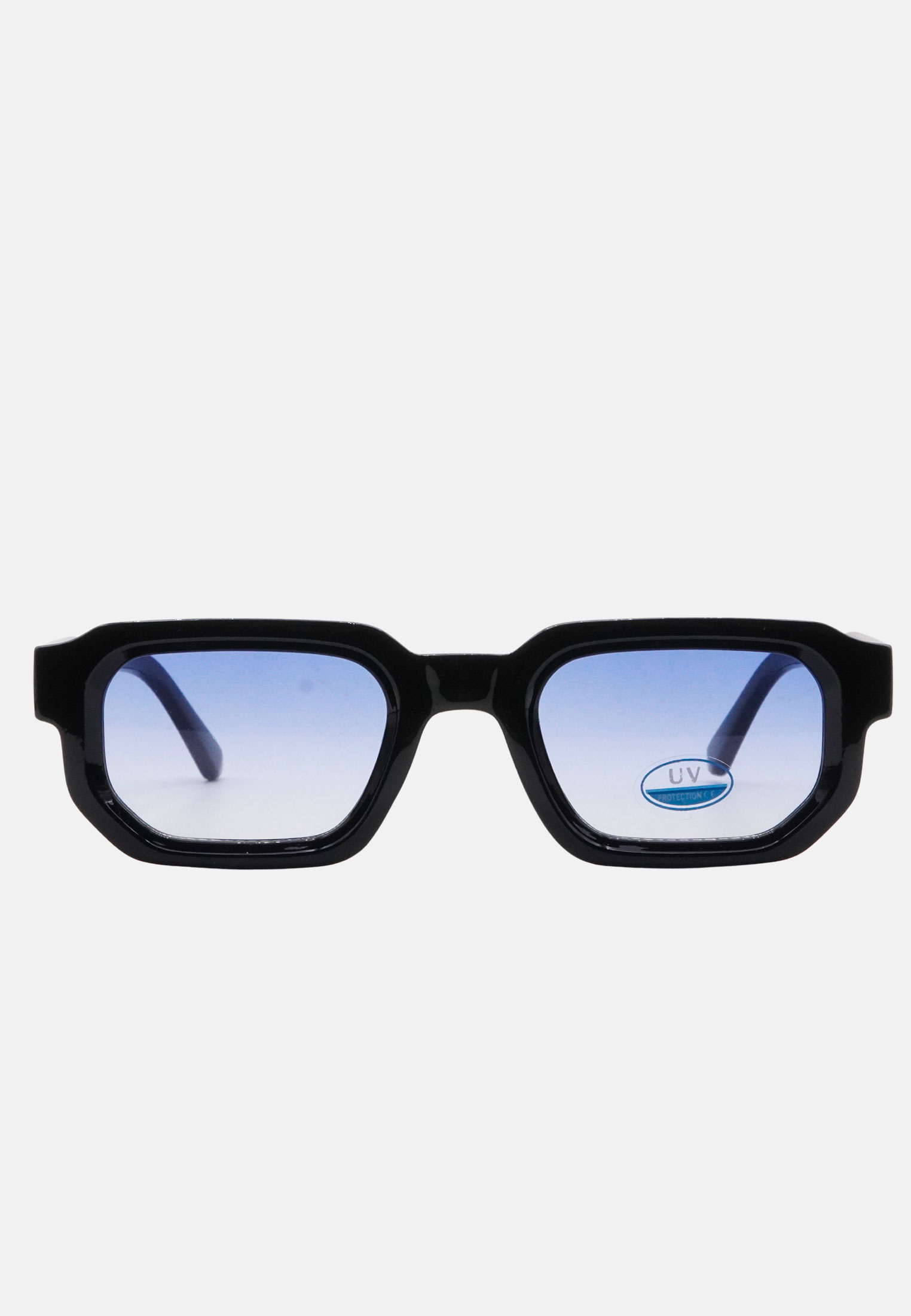 Occhiali da Sole Rettangolari Unisex Montatura Squadrata Lenti UV Colorate - Imagen 11 de 15