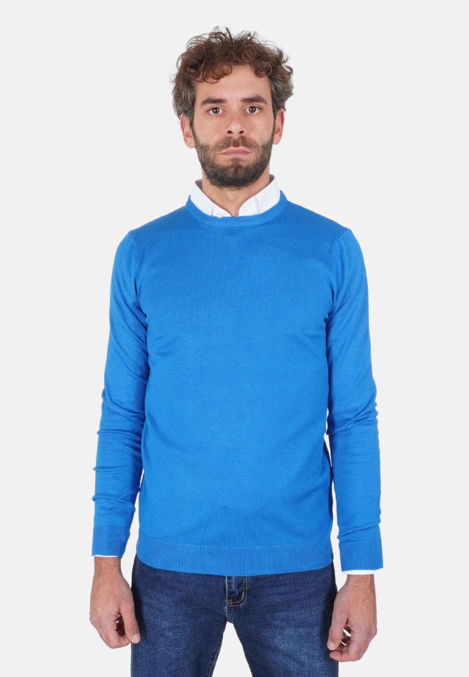 Maglione Uomo Invernale Elegante Manica Lunga Maglioncino Girocollo Pullover Sli - Imagen 23 de 27