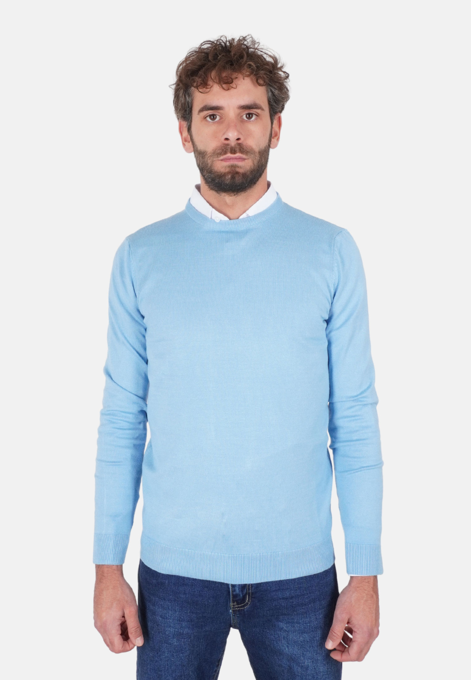 Maglione Uomo Invernale Elegante Manica Lunga Maglioncino Girocollo Pullover Sli - Imagen 26 de 27