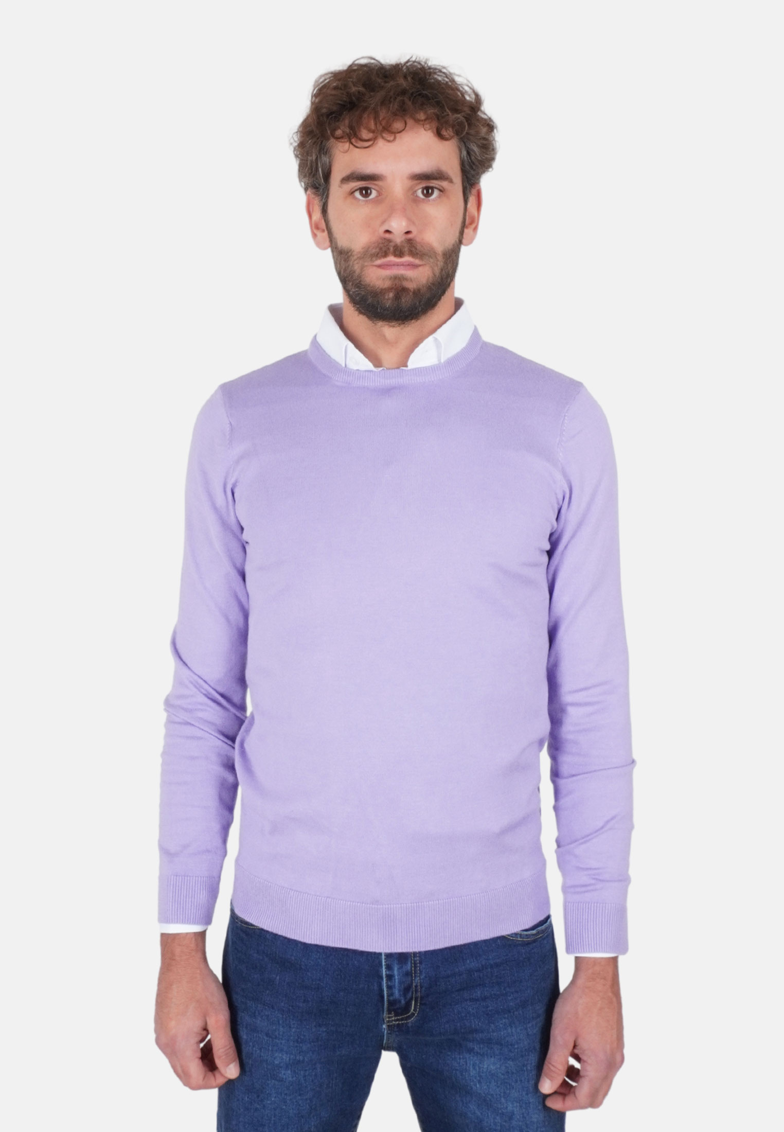 Maglione Uomo Invernale Elegante Manica Lunga Maglioncino Girocollo Pullover Sli - Imagen 22 de 27