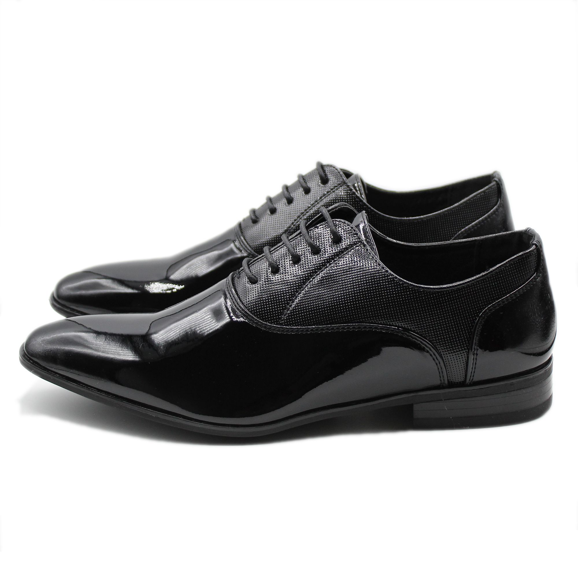 Elegant Men Shiny Shoes Black Blue Summer Heels Classic Ceremony ...
