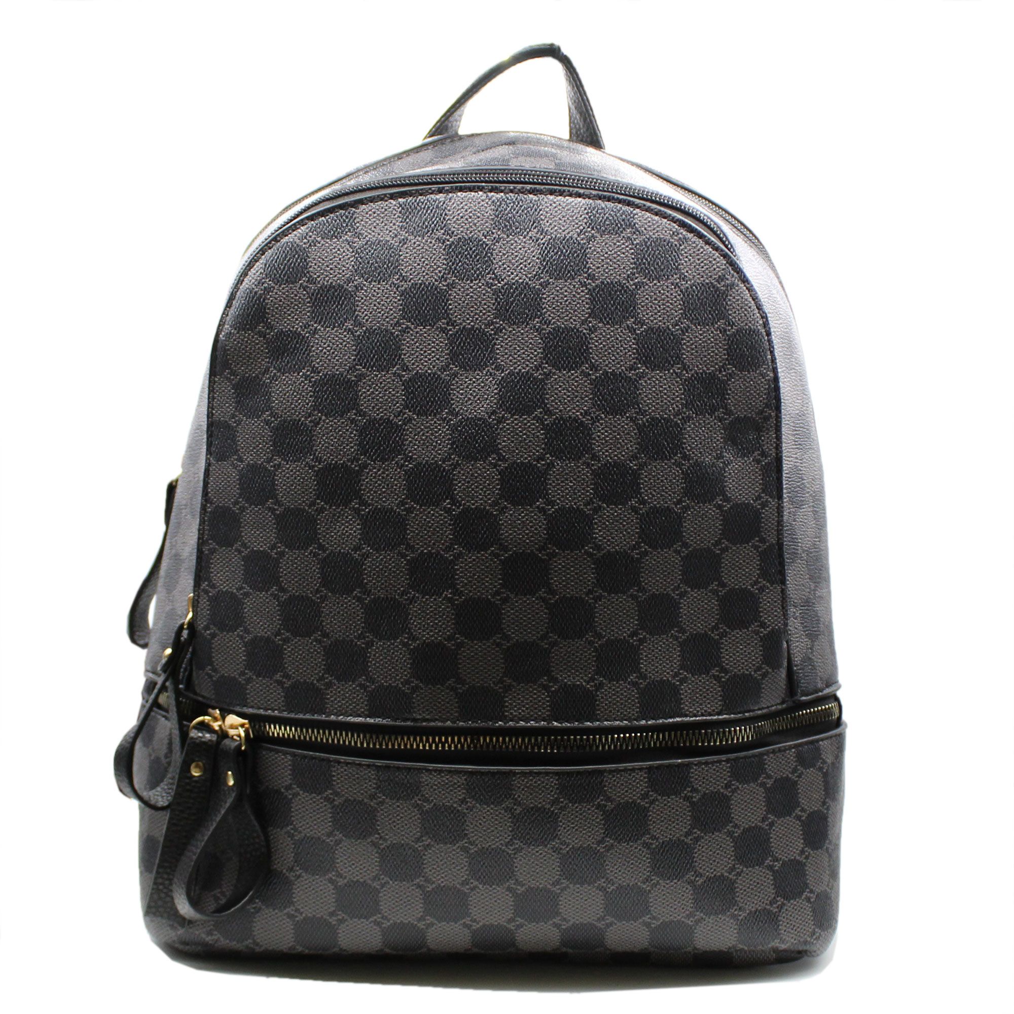 ZAINETTO DONNA GRANDE in Pelle PU Uomo Zaino Ecopelle Unisex Monogram Borsa  EUR 26,90 - PicClick FR