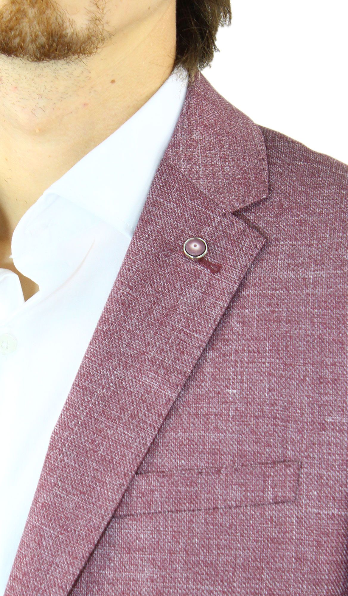 Blazer Uomo Slim Fit Elegante - Giacca Classica Monopetto Per Primavera/Estate