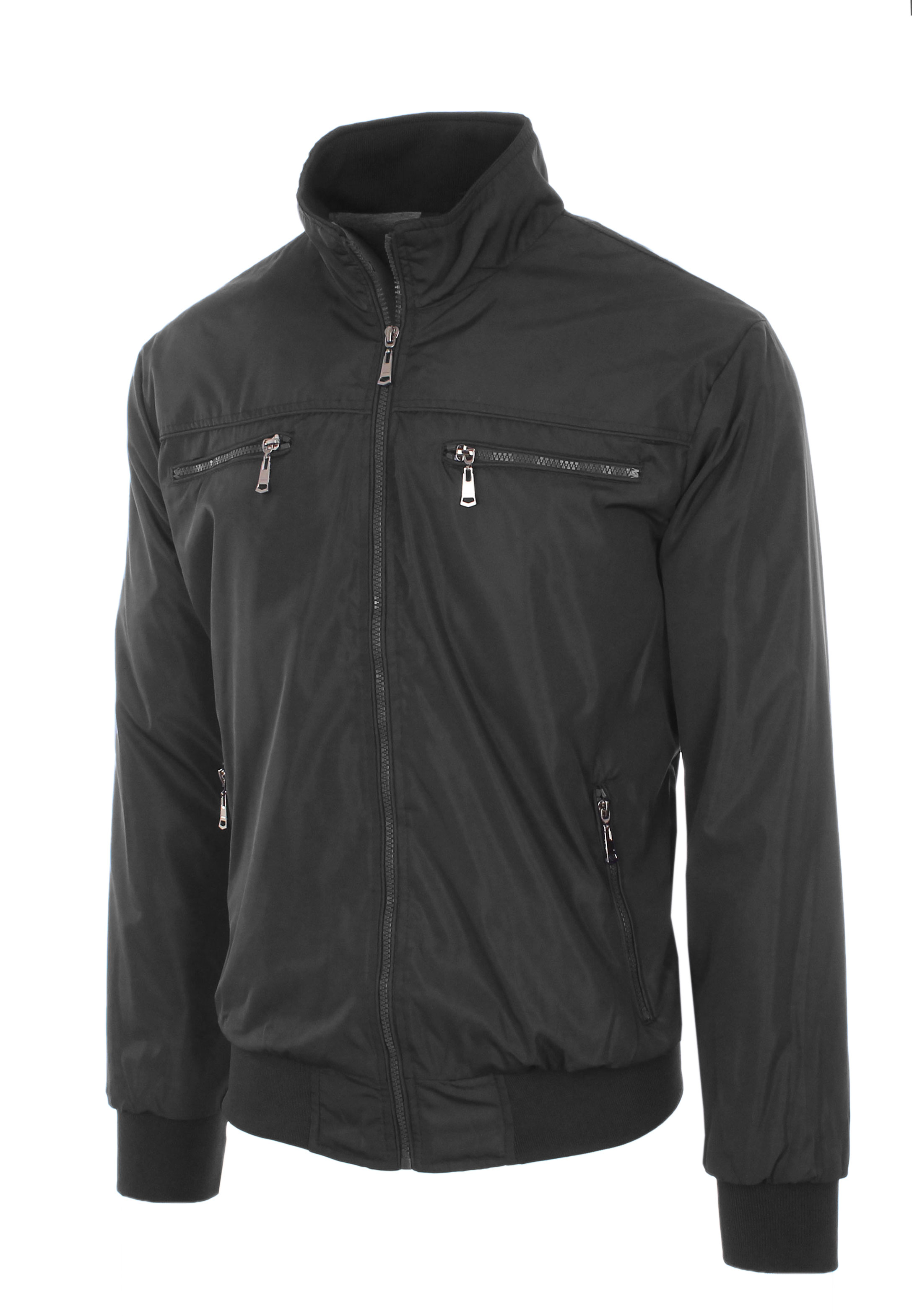 Giubbotto Uomo Impermeabile Leggero Giacca a Vento Slim Fit Giubbino Casual - Imagen 6 de 9