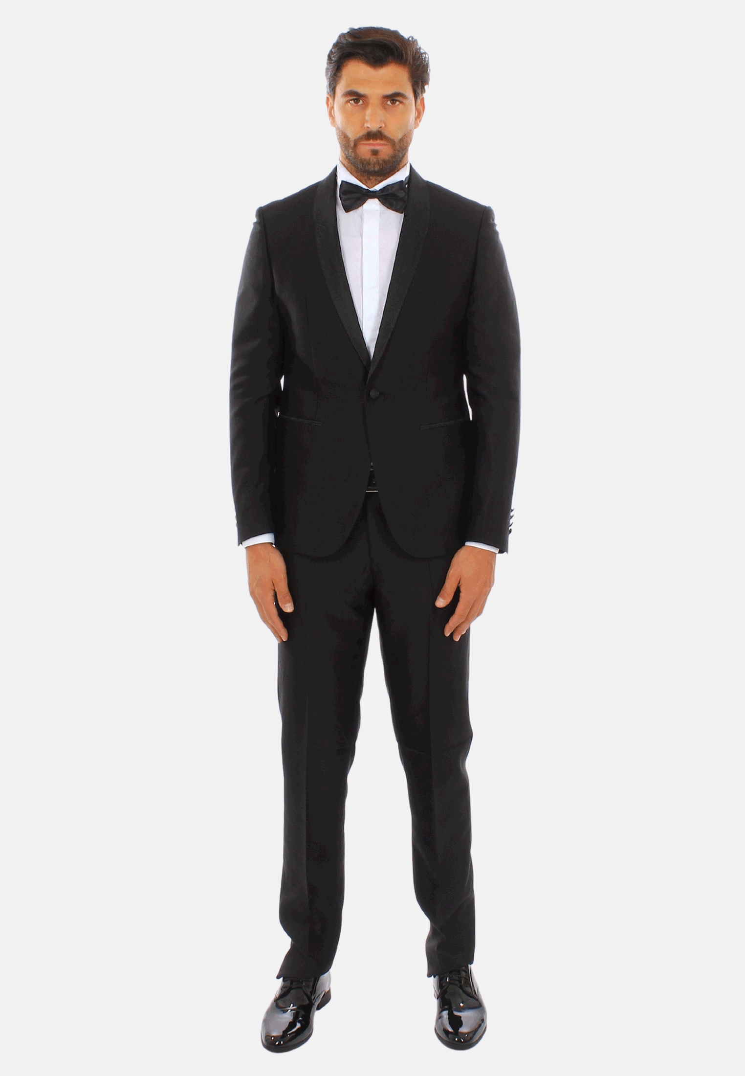 Abito Elegante Uomo 3 Pezzi – Smoking Slim Fit In Cotone, Perfetto Per Matrimoni, Cerimonie E Taglie Forti