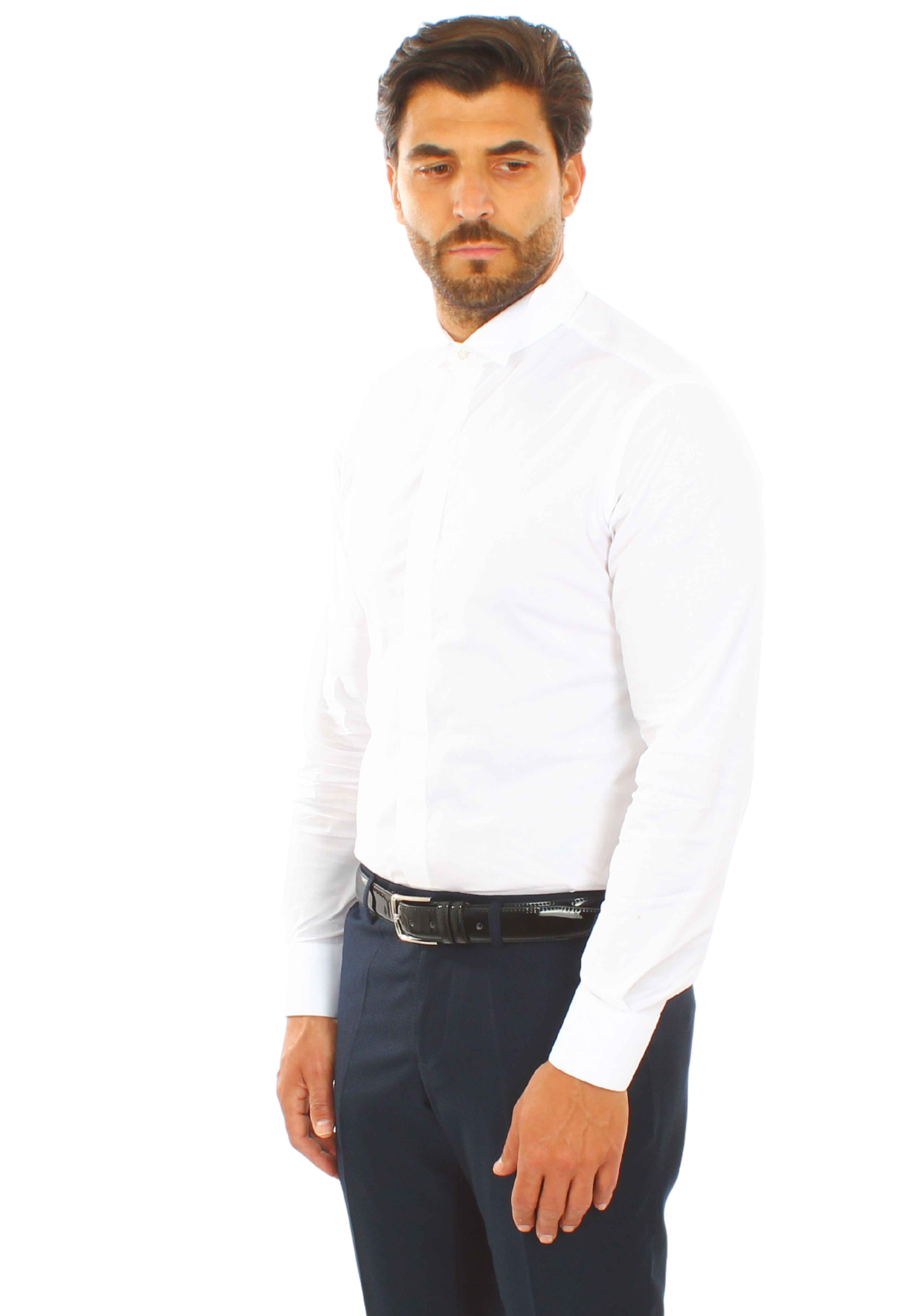 Camicia con clearance colletto diplomatico