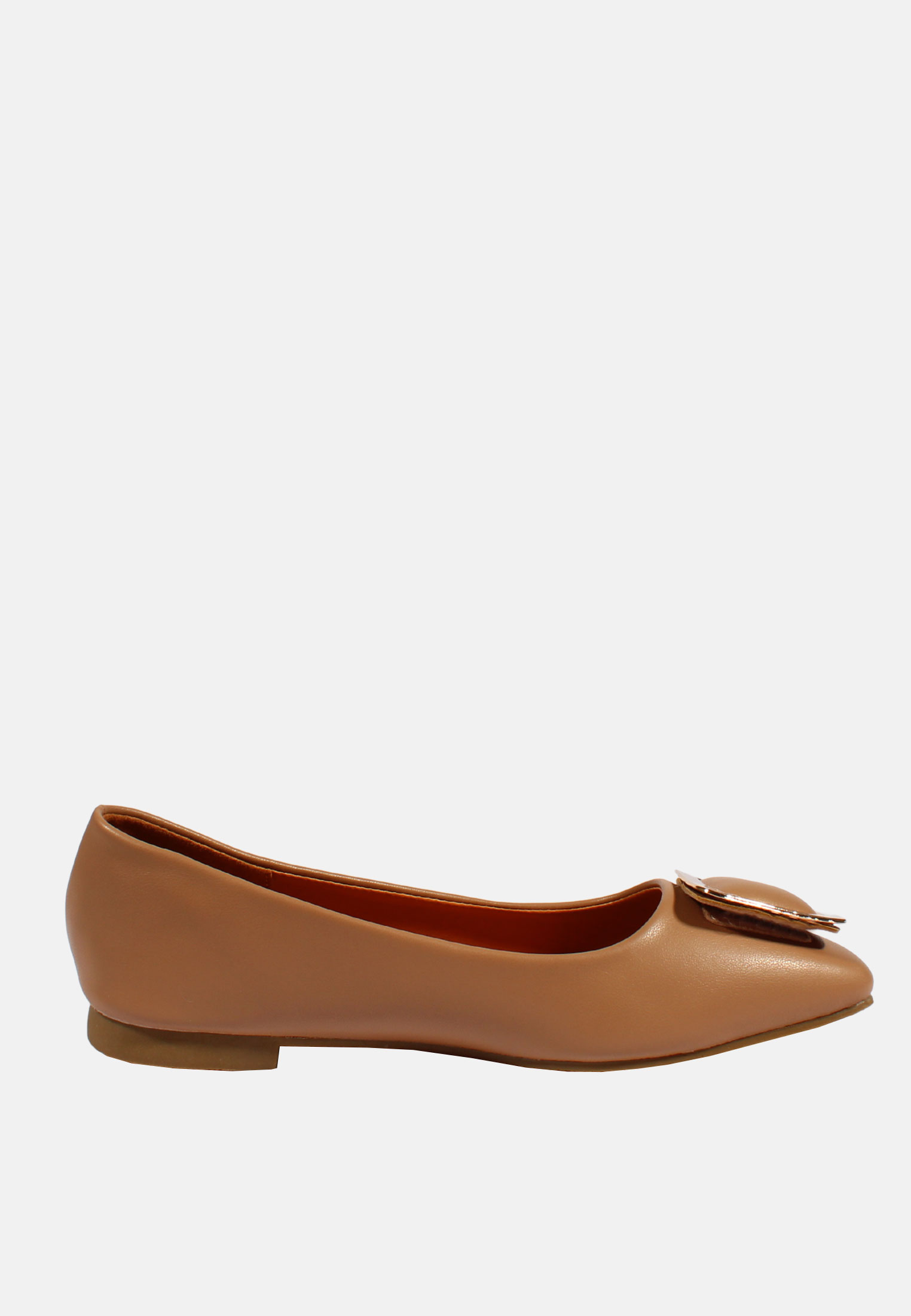 Ballerine Donna con Fibbia Scarpe Basse Mocassini Decolletè Eco pelle Nero Beige - Imagen 3 de 14
