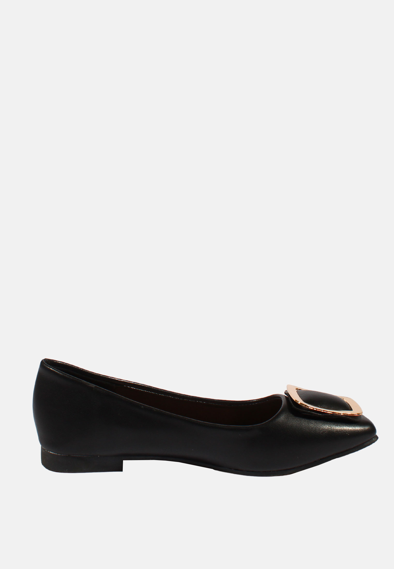 Ballerine Donna con Fibbia Scarpe Basse Mocassini Decolletè Eco pelle Nero Beige - Imagen 9 de 14