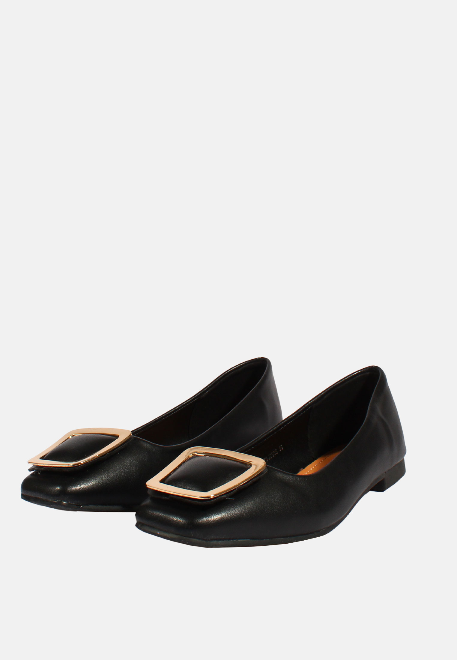 Ballerine Donna con Fibbia Scarpe Basse Mocassini Decolletè Eco pelle Nero Beige - Imagen 12 de 14