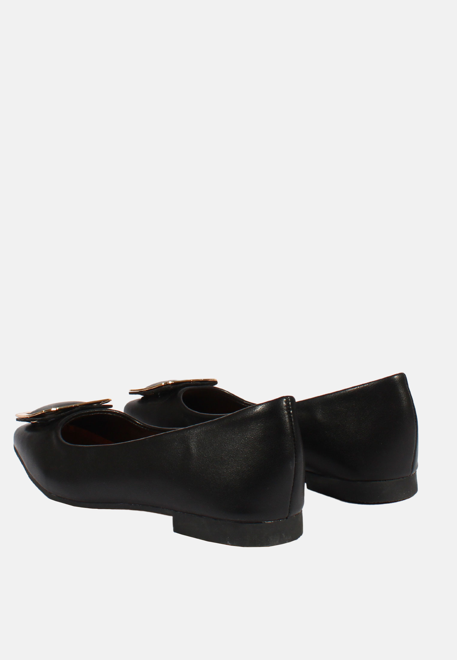 Ballerine Donna con Fibbia Scarpe Basse Mocassini Decolletè Eco pelle Nero Beige - Imagen 13 de 14