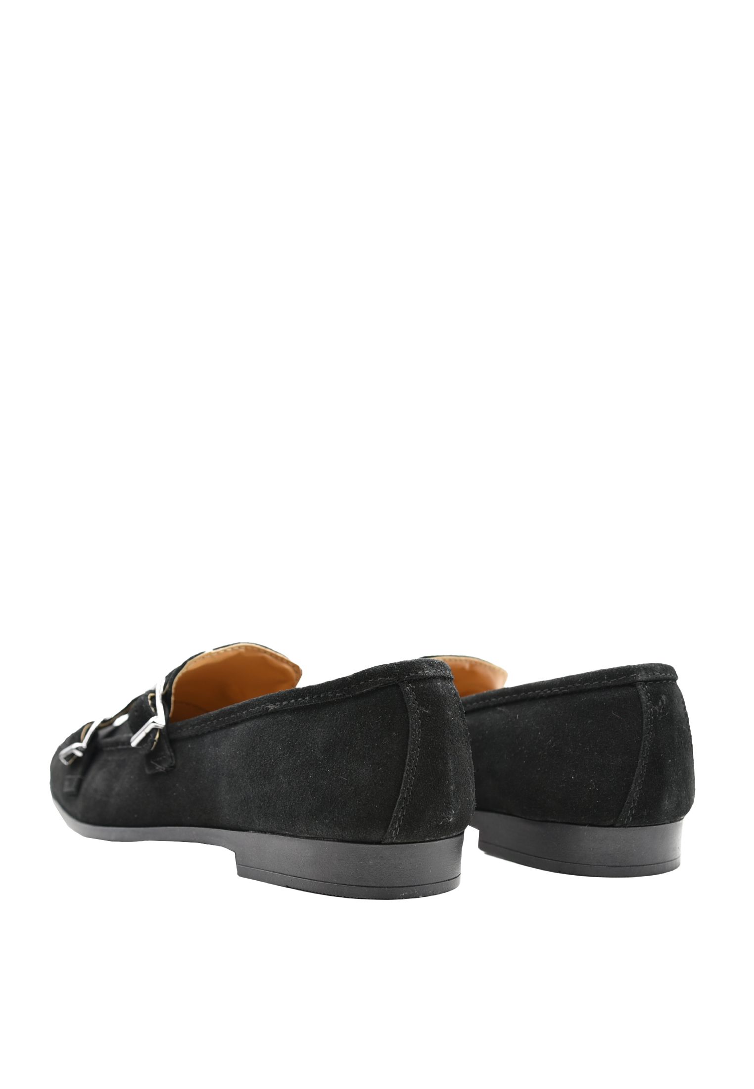 Mocassini Uomo Eleganti Camoscio Doppia Fibbia Scarpe Cerimonia Made in Italy - Imagen 12 de 25
