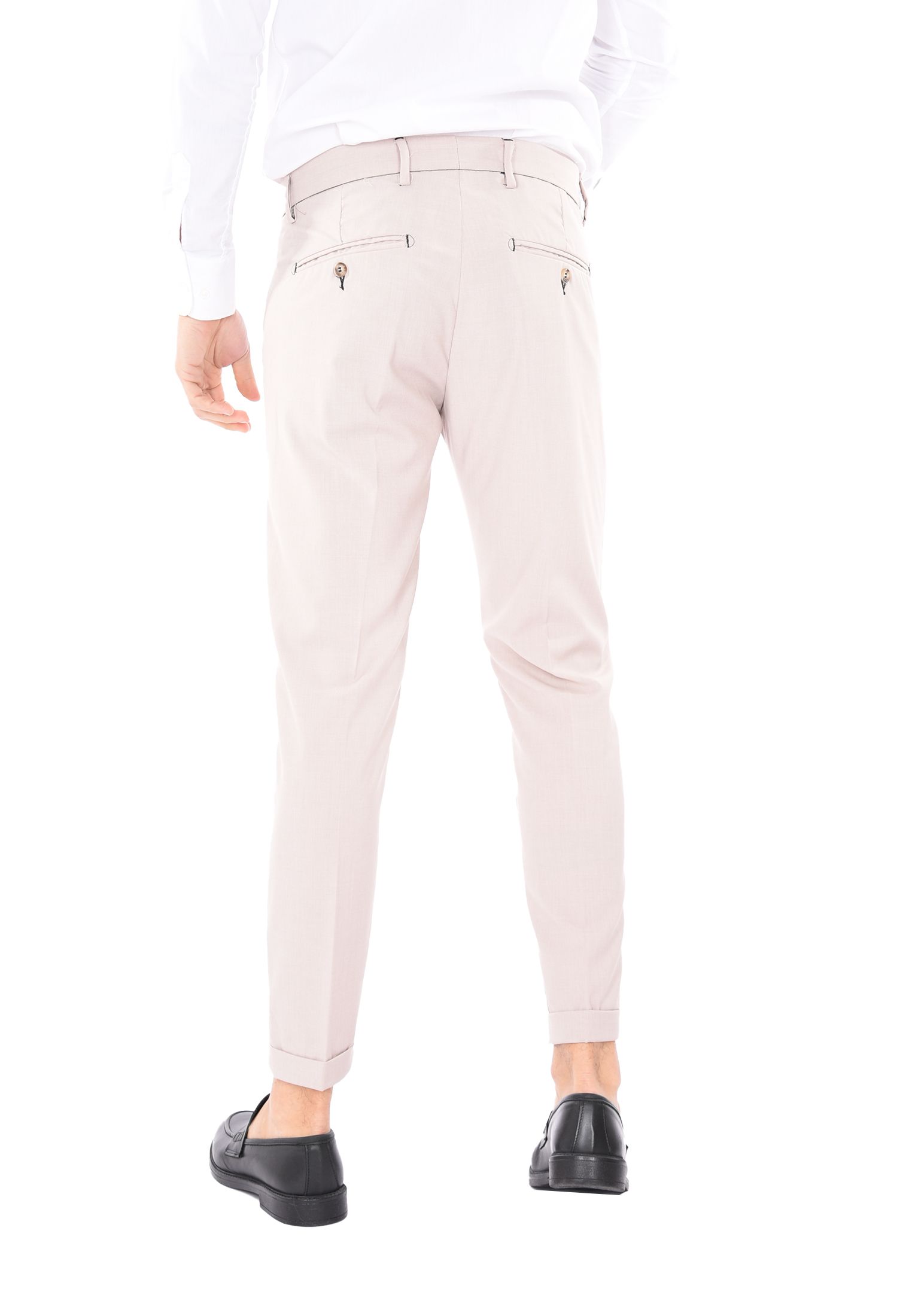 Pantaloni Uomo Chino Slim Pantalone Capri Leggero Estivo Eleganti Made in Italy - Imagen 43 de 45