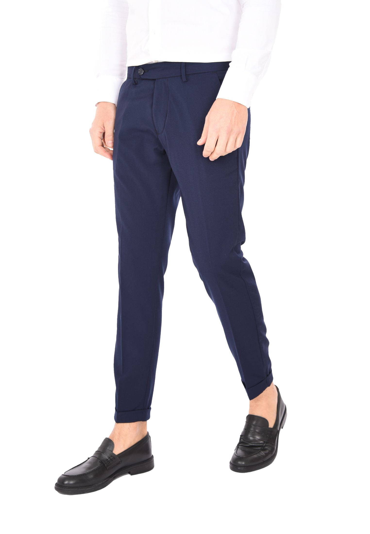 Pantaloni Uomo Chino Slim Pantalone Capri Leggero Estivo Eleganti Made in Italy - Imagen 33 de 45