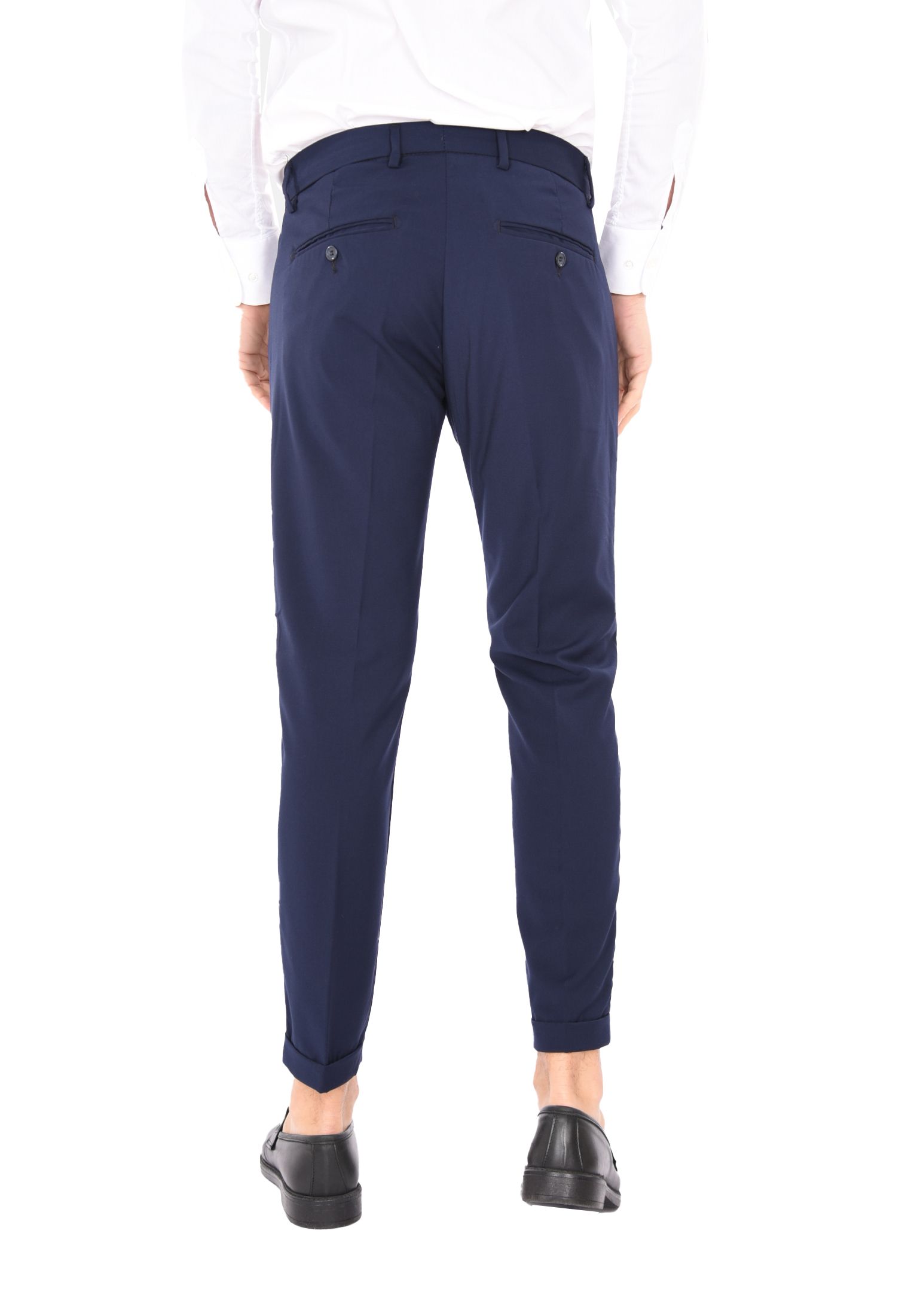 Pantaloni Uomo Chino Slim Pantalone Capri Leggero Estivo Eleganti Made in Italy - Imagen 34 de 45
