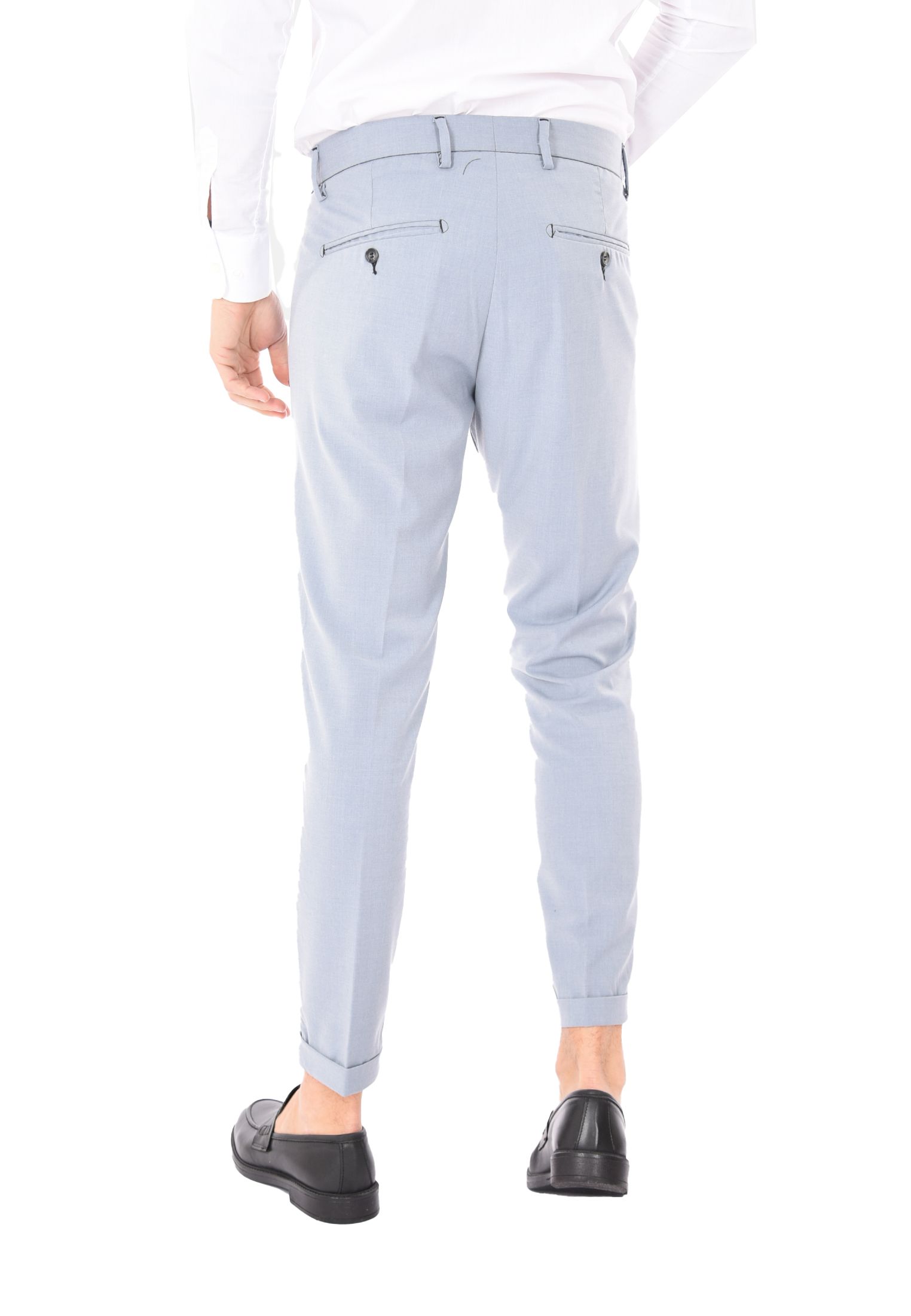 Pantaloni Uomo Chino Slim Pantalone Capri Leggero Estivo Eleganti Made in Italy - Imagen 19 de 45