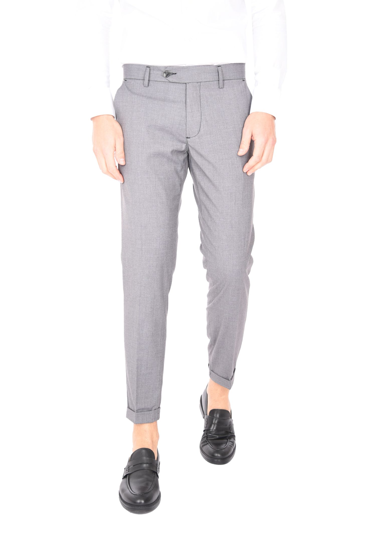 Pantaloni Uomo Chino Slim Pantalone Capri Leggero Estivo Eleganti Made in Italy - Imagen 39 de 45