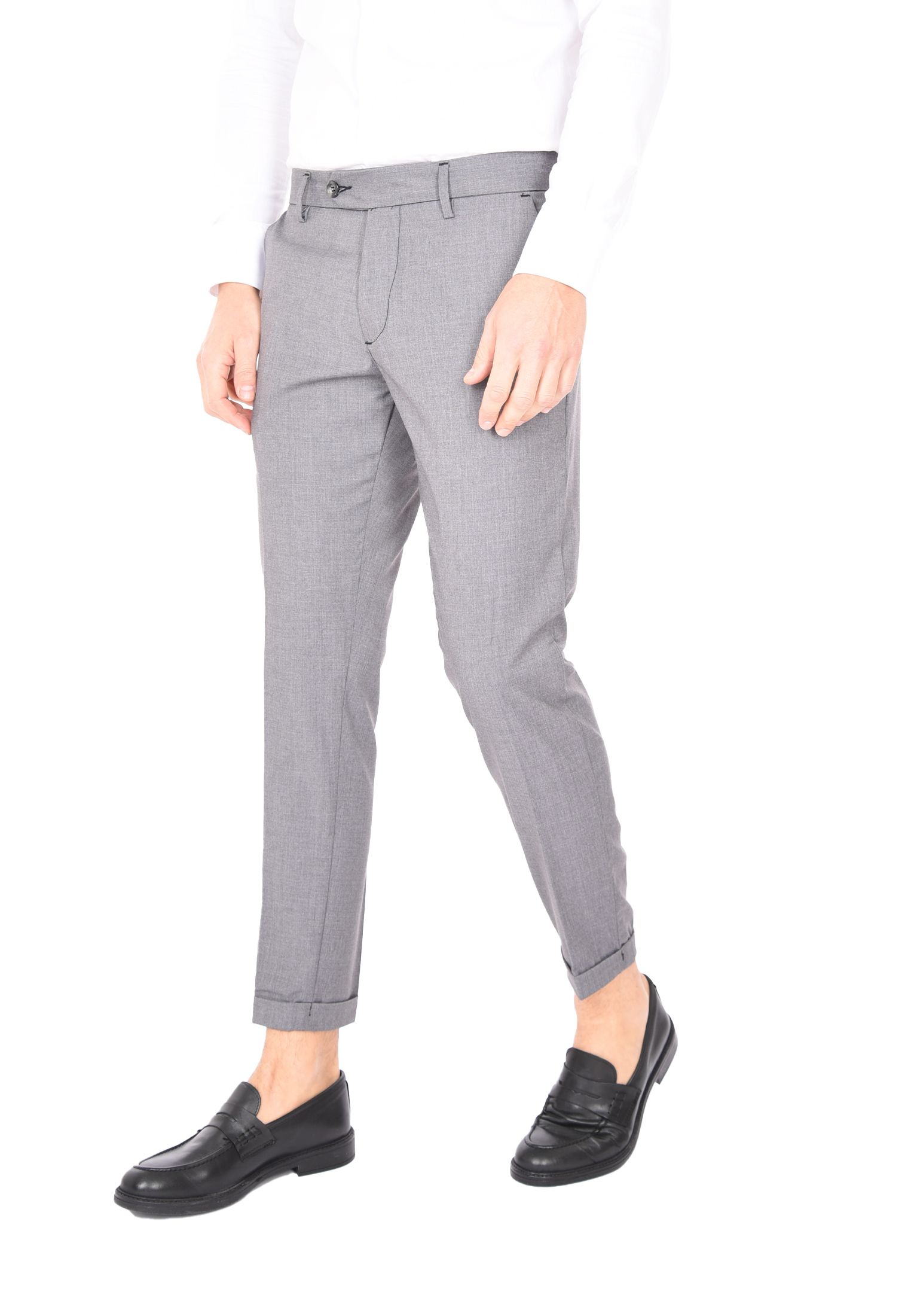 Pantaloni Uomo Chino Slim Pantalone Capri Leggero Estivo Eleganti Made in Italy - Imagen 37 de 45