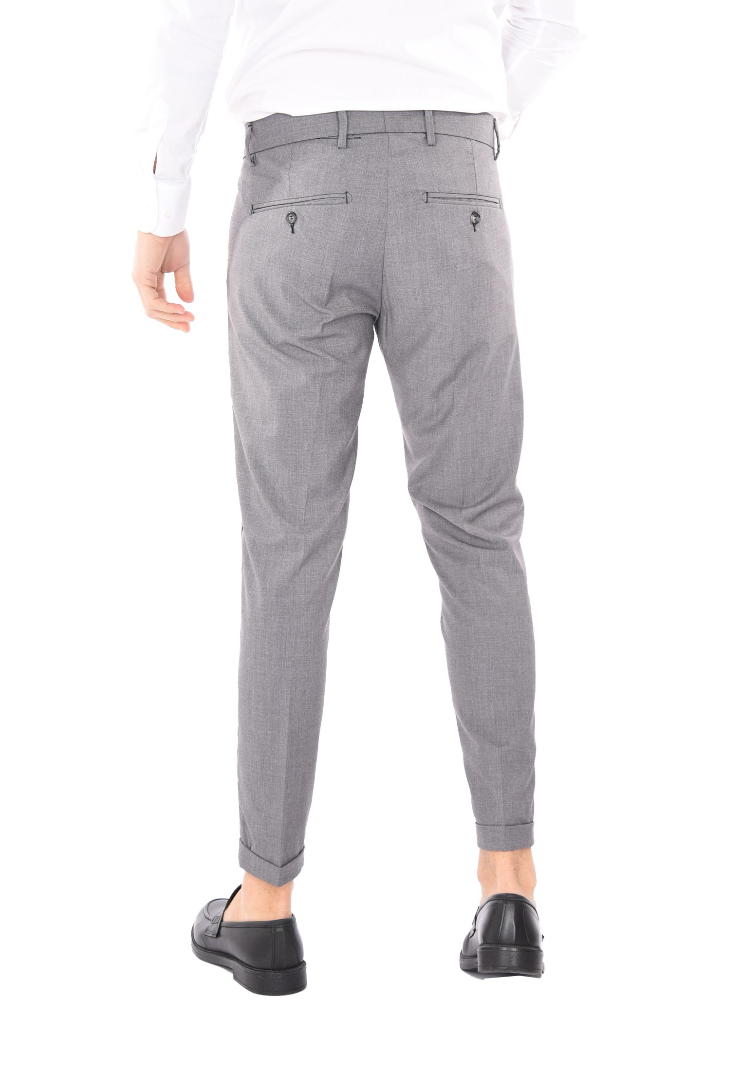 Pantaloni Uomo Chino Slim Pantalone Capri Leggero Estivo Eleganti Made in Italy - Imagen 38 de 45