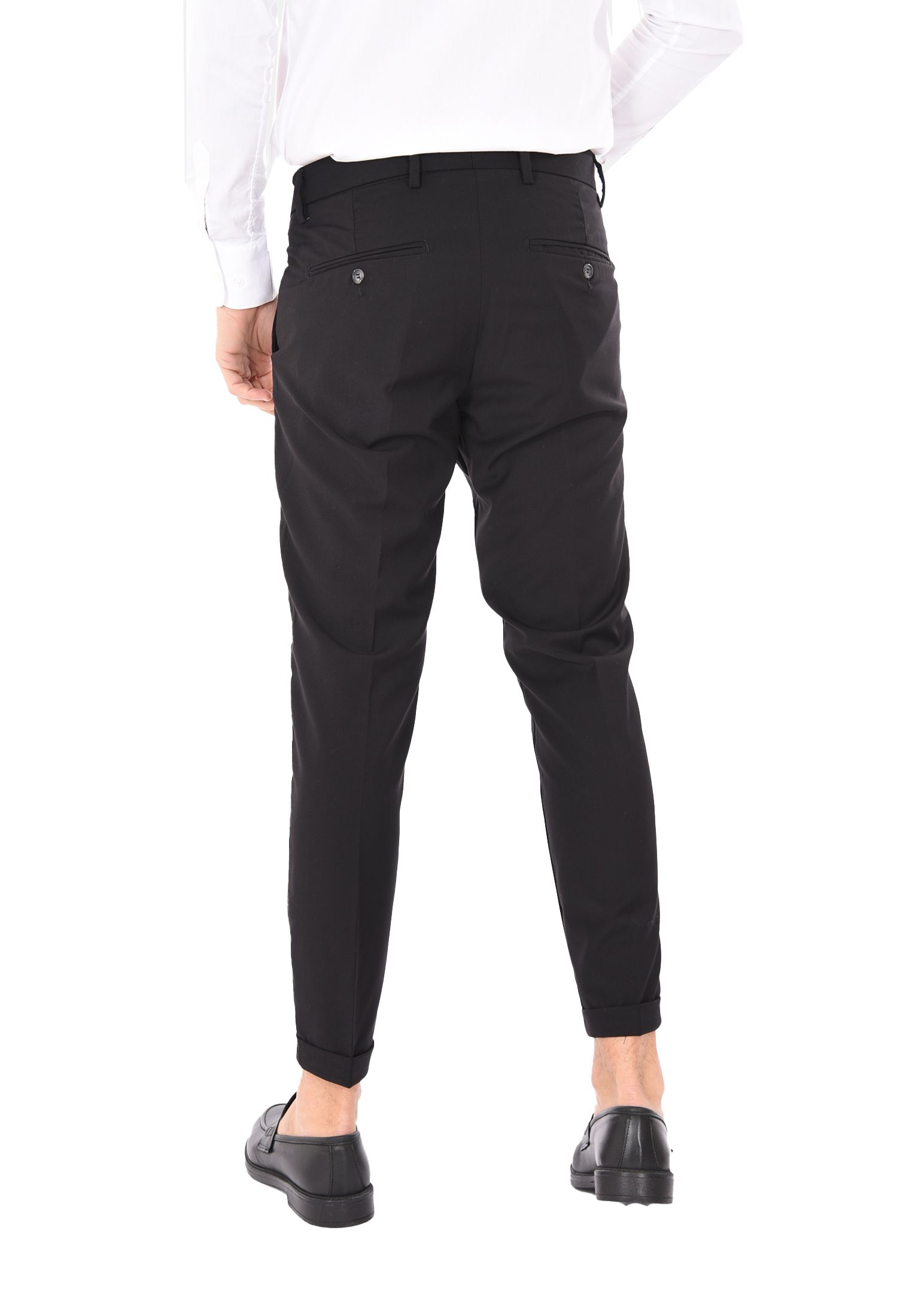 Pantaloni Uomo Chino Slim Pantalone Capri Leggero Estivo Eleganti Made in Italy - Imagen 15 de 45