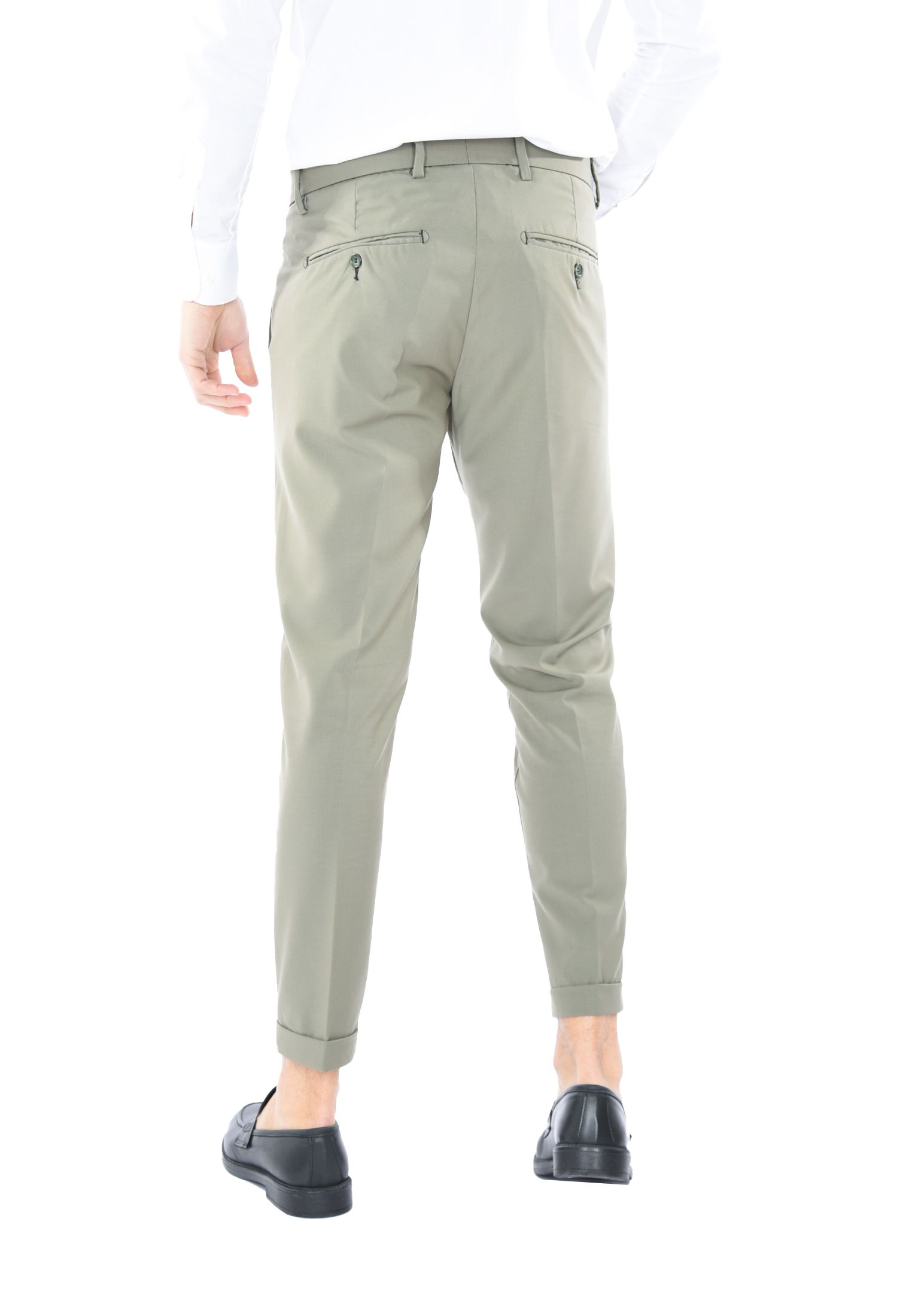 Pantaloni Uomo Chino Slim Pantalone Capri Leggero Estivo Eleganti Made in Italy - Imagen 29 de 45
