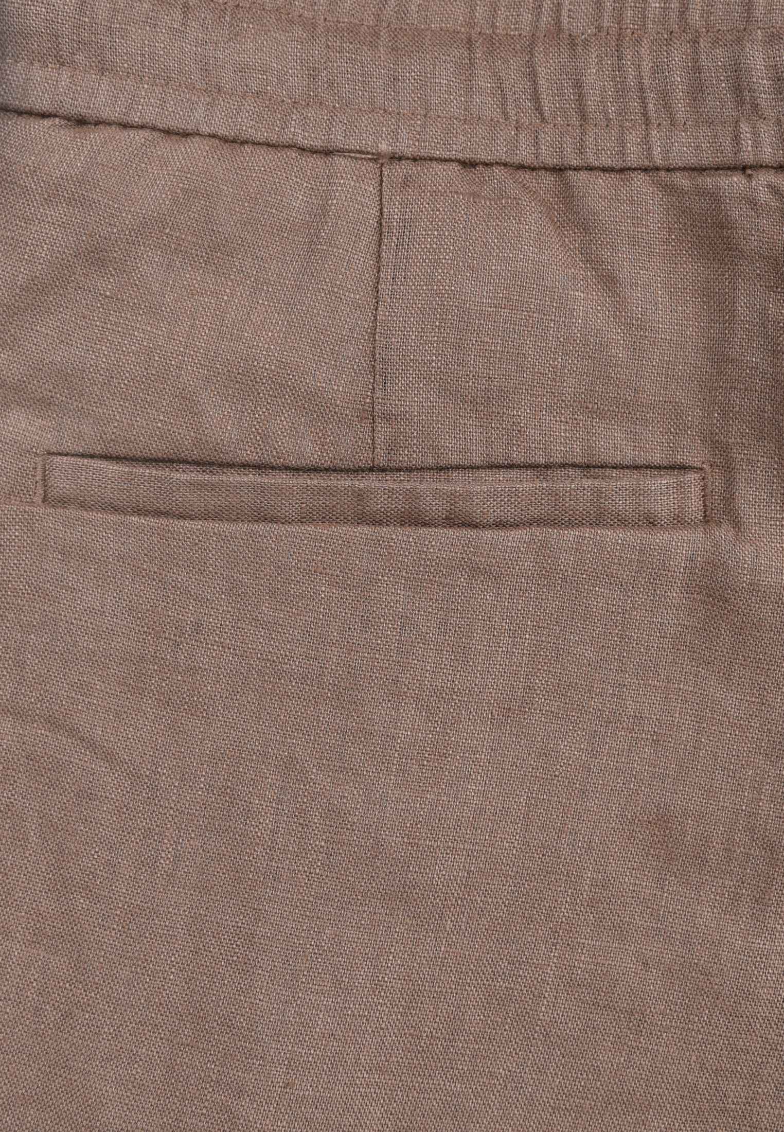 Pantaloni Uomo in Lino 100% Elegante Capri Pantalone Comodo Estivo Elastico Vita - Imagen 19 de 35