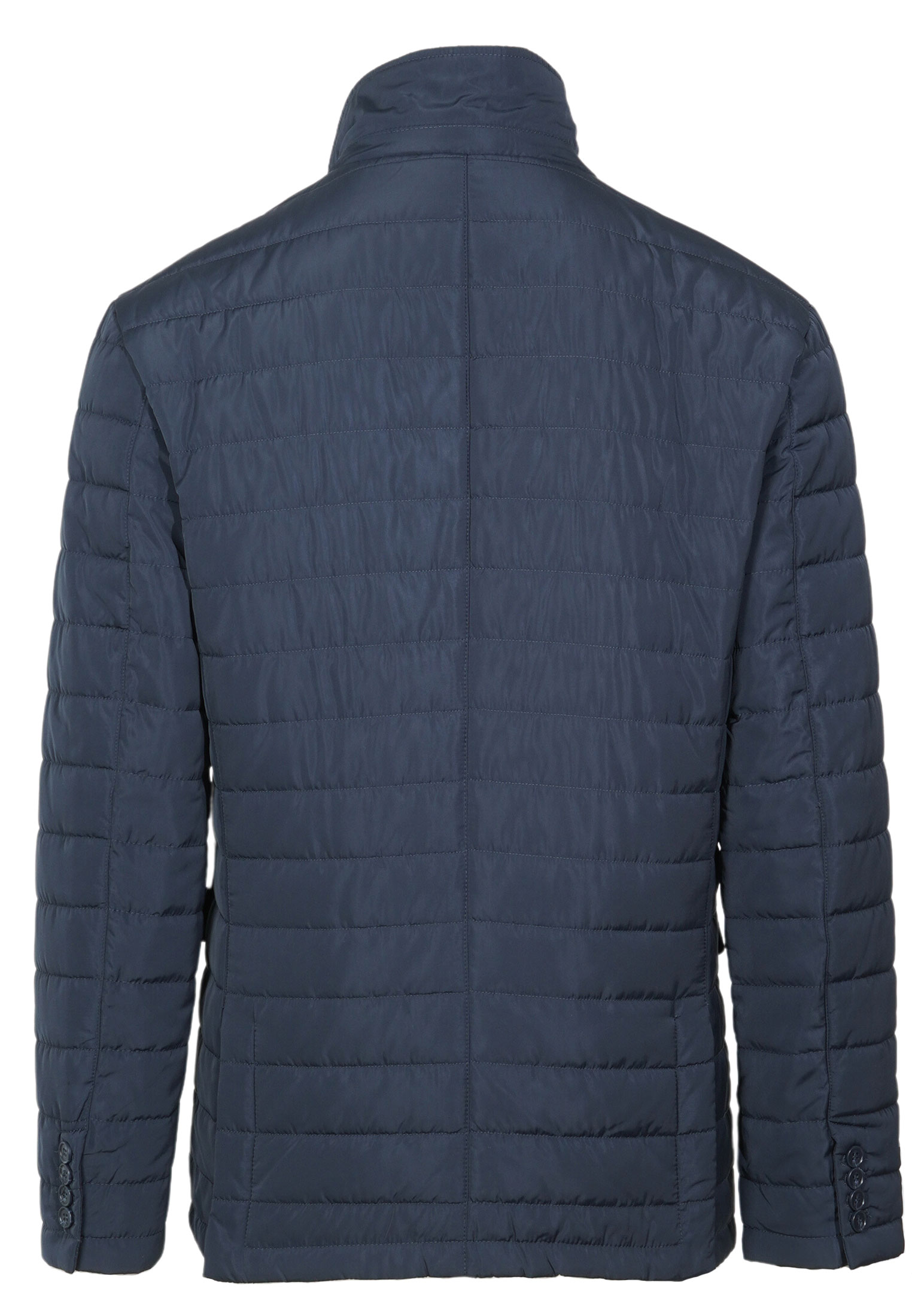 Giubbotto Uomo Invernale Giacca Trapuntata Elegante Slim Fit Giaccone Blu Nero - Imagen 8 de 9