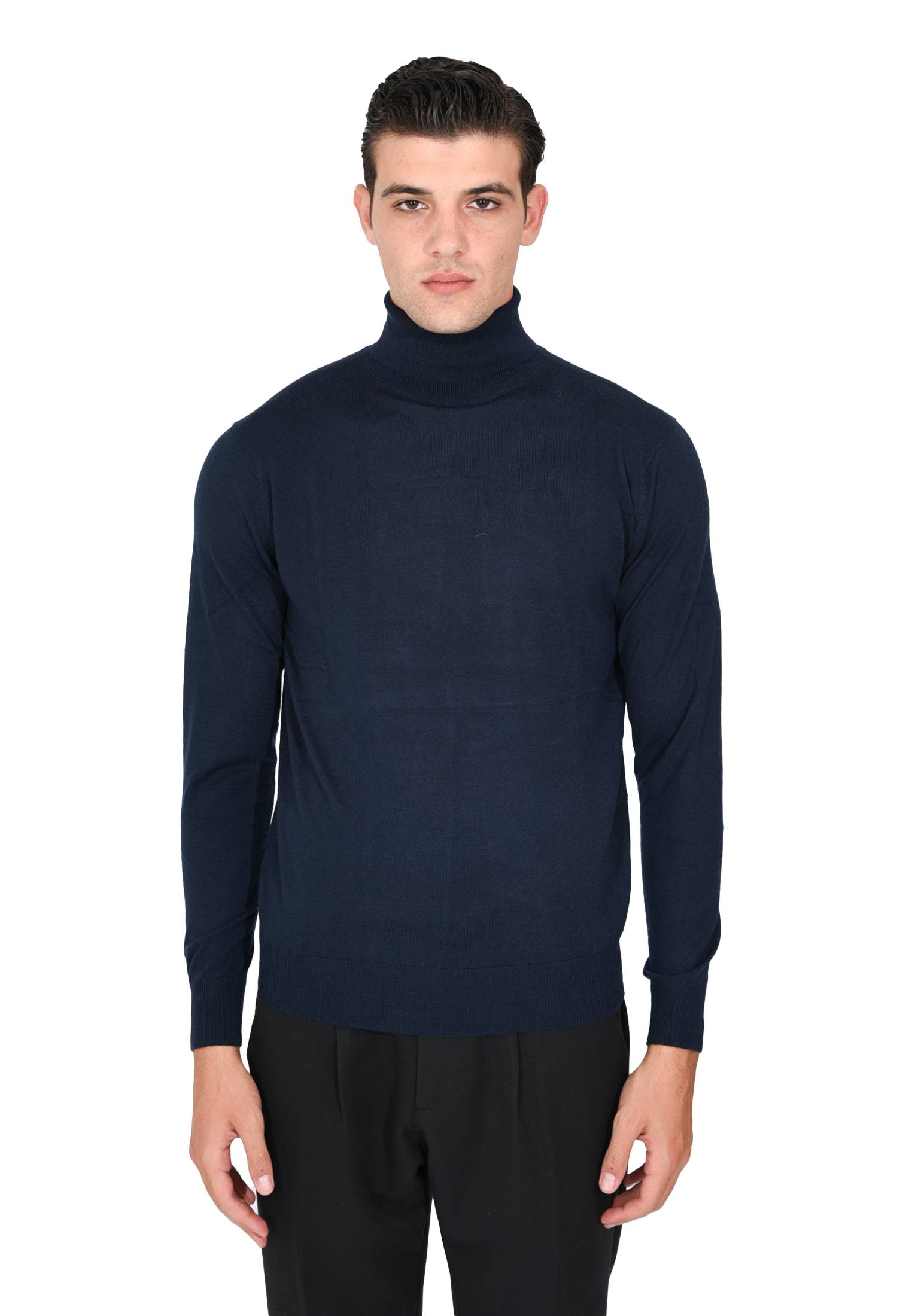 Dolcevita Maglione Collo Alto Sottogiacca Dolcevita Uomo Lana E