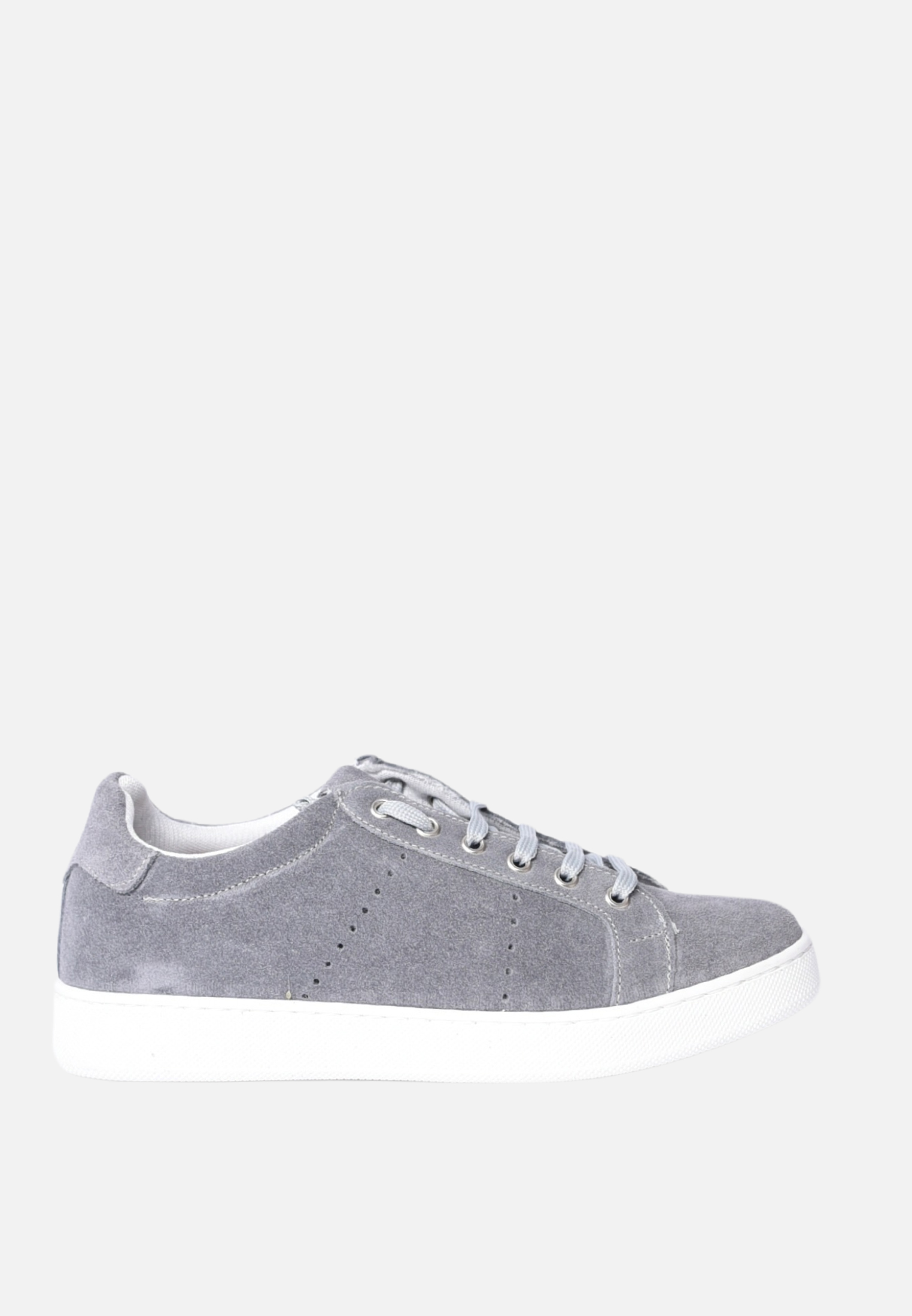 Scarpe Uomo Eleganti Sneakers Camoscio Sportive Made in Italy Scuola Bianca - Picture 15 of 15