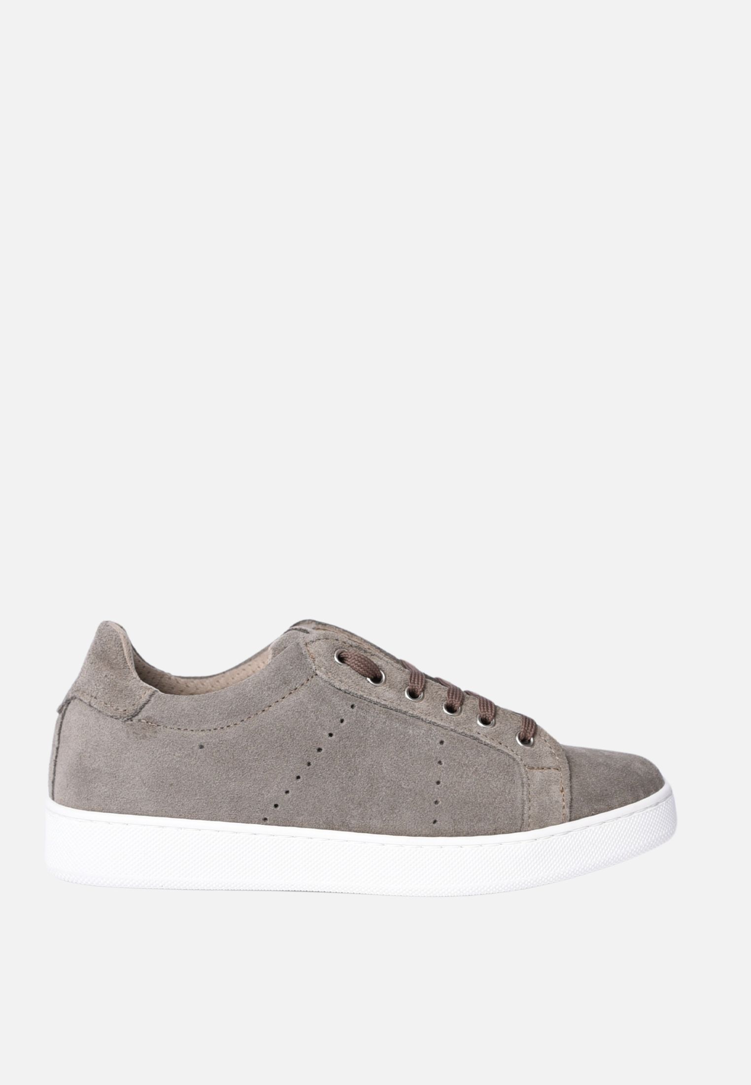 Scarpe Uomo Eleganti Sneakers Camoscio Sportive Made in Italy Scuola Bianca - Picture 11 of 15