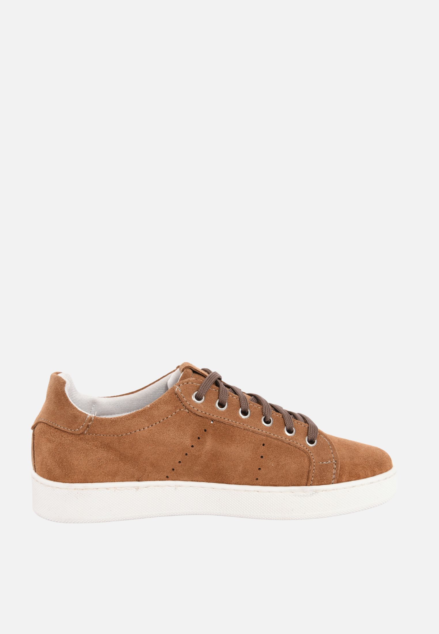 Scarpe Uomo Eleganti Sneakers Camoscio Sportive Made in Italy Scuola Bianca - Picture 12 of 15