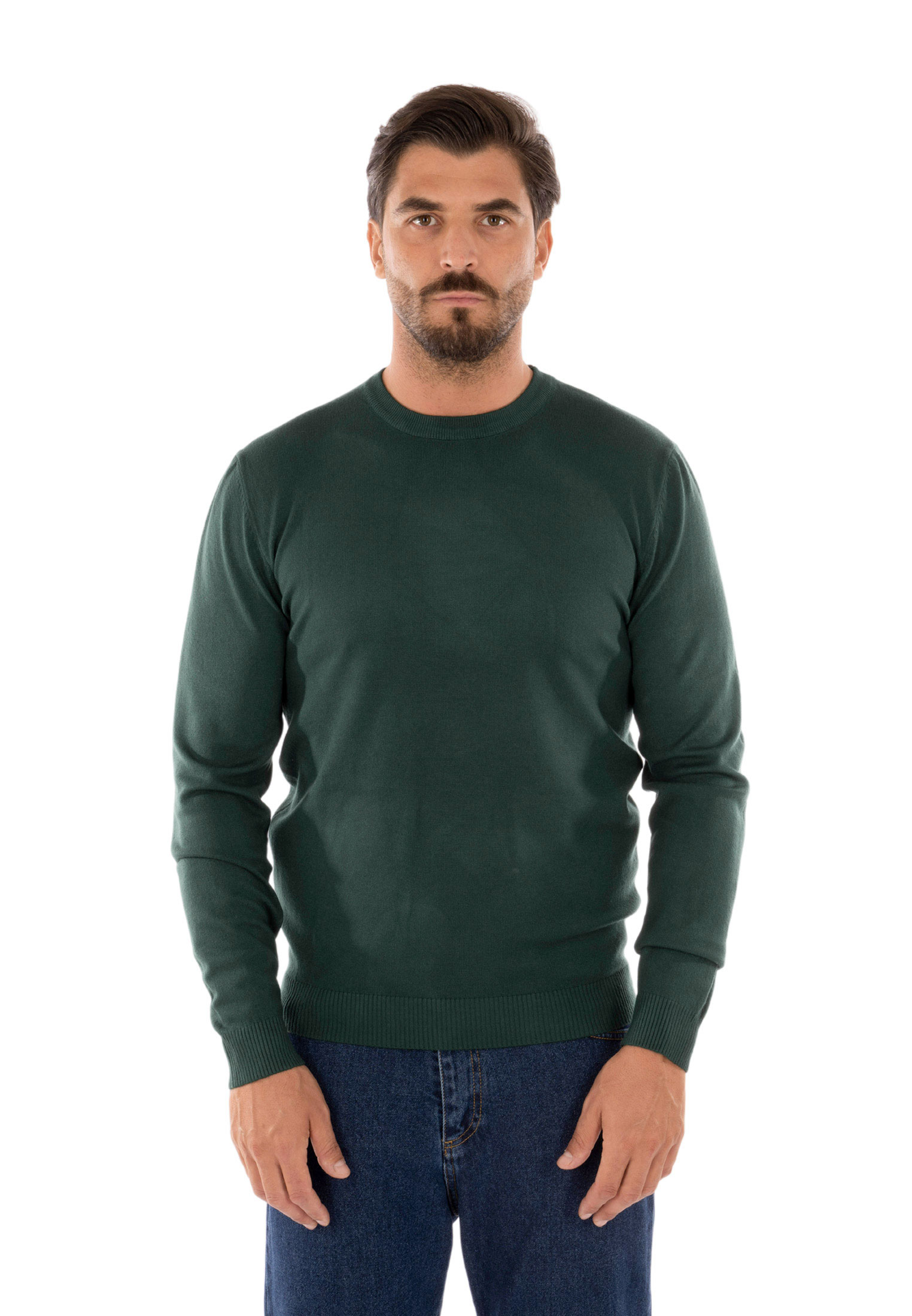Maglione Uomo Lana Cashmere Invernale Maglioncino Girocollo Elegante Casual - Imagen 55 de 57