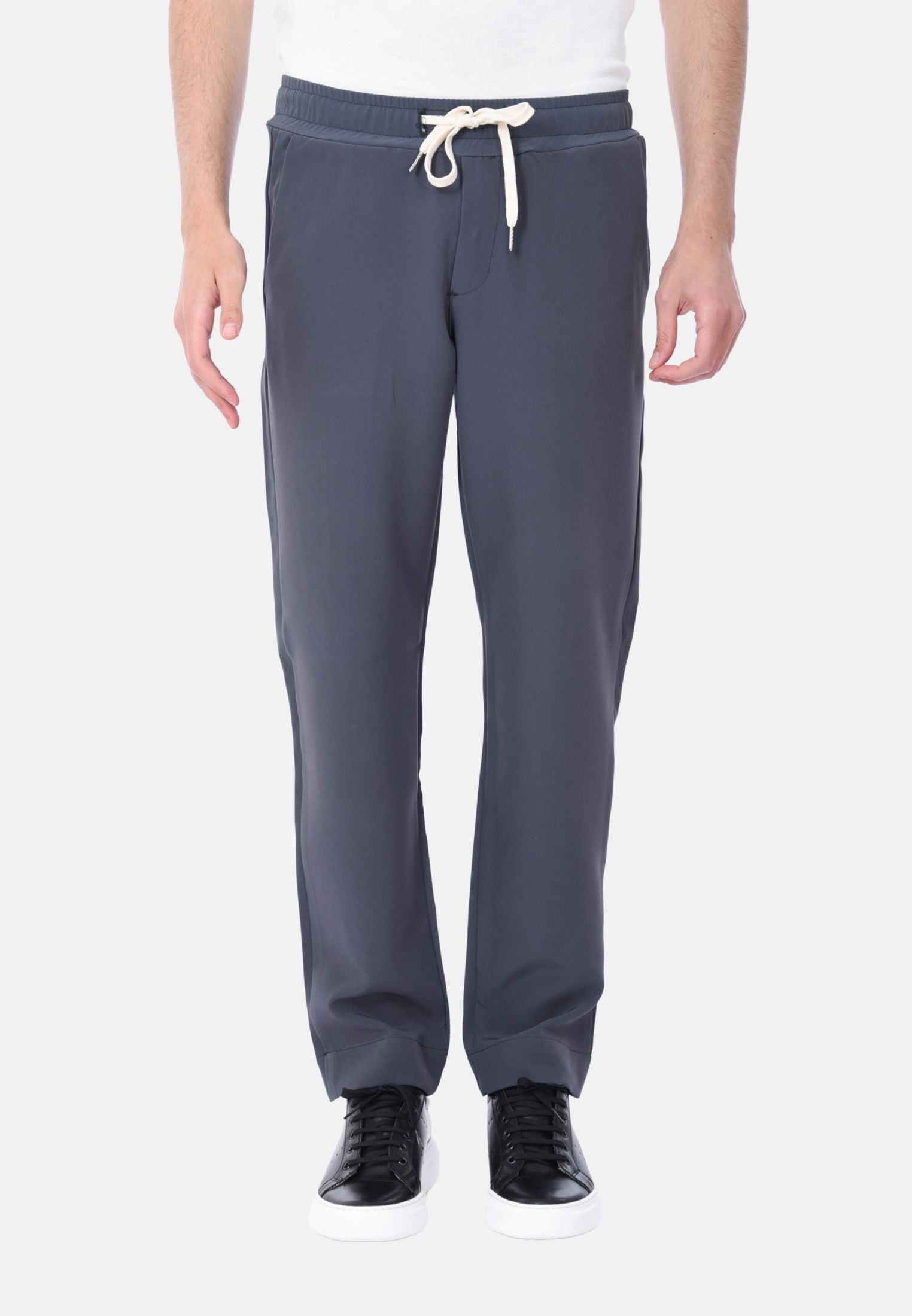 Pantaloni Uomo Leggero Baggy Elastico in Vita Pantalaccio Comfy Made in Italy - Imagen 13 de 14
