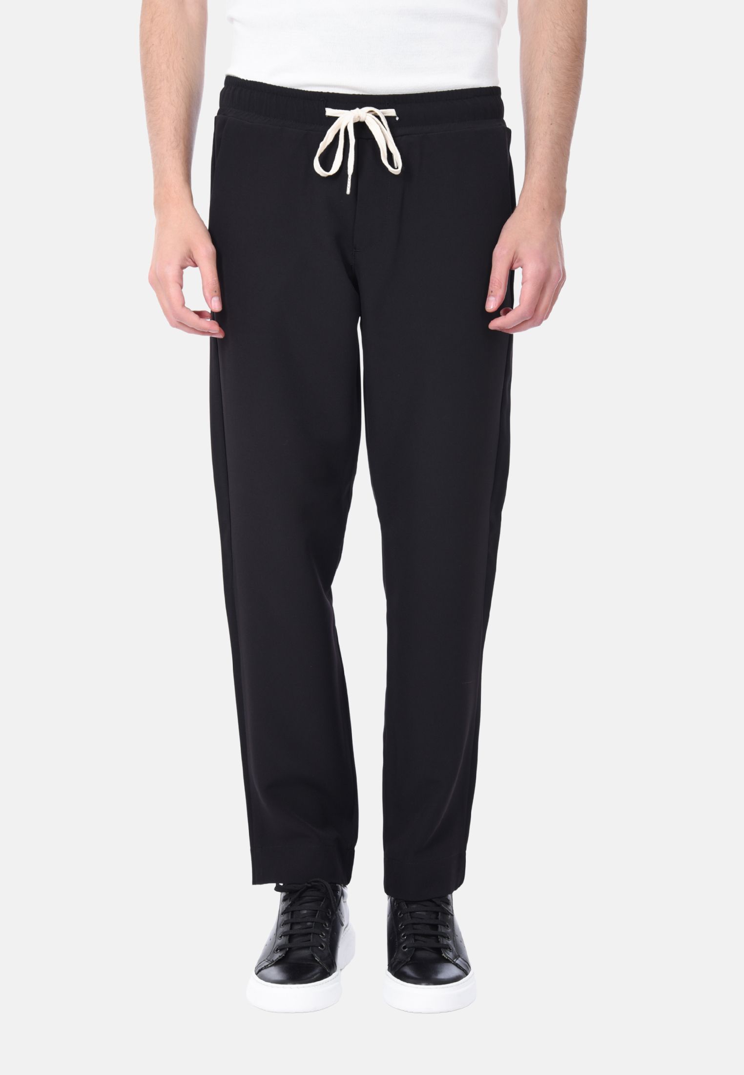 Pantaloni Uomo Leggero Baggy Elastico in Vita Pantalaccio Comfy Made in Italy - Imagen 14 de 14