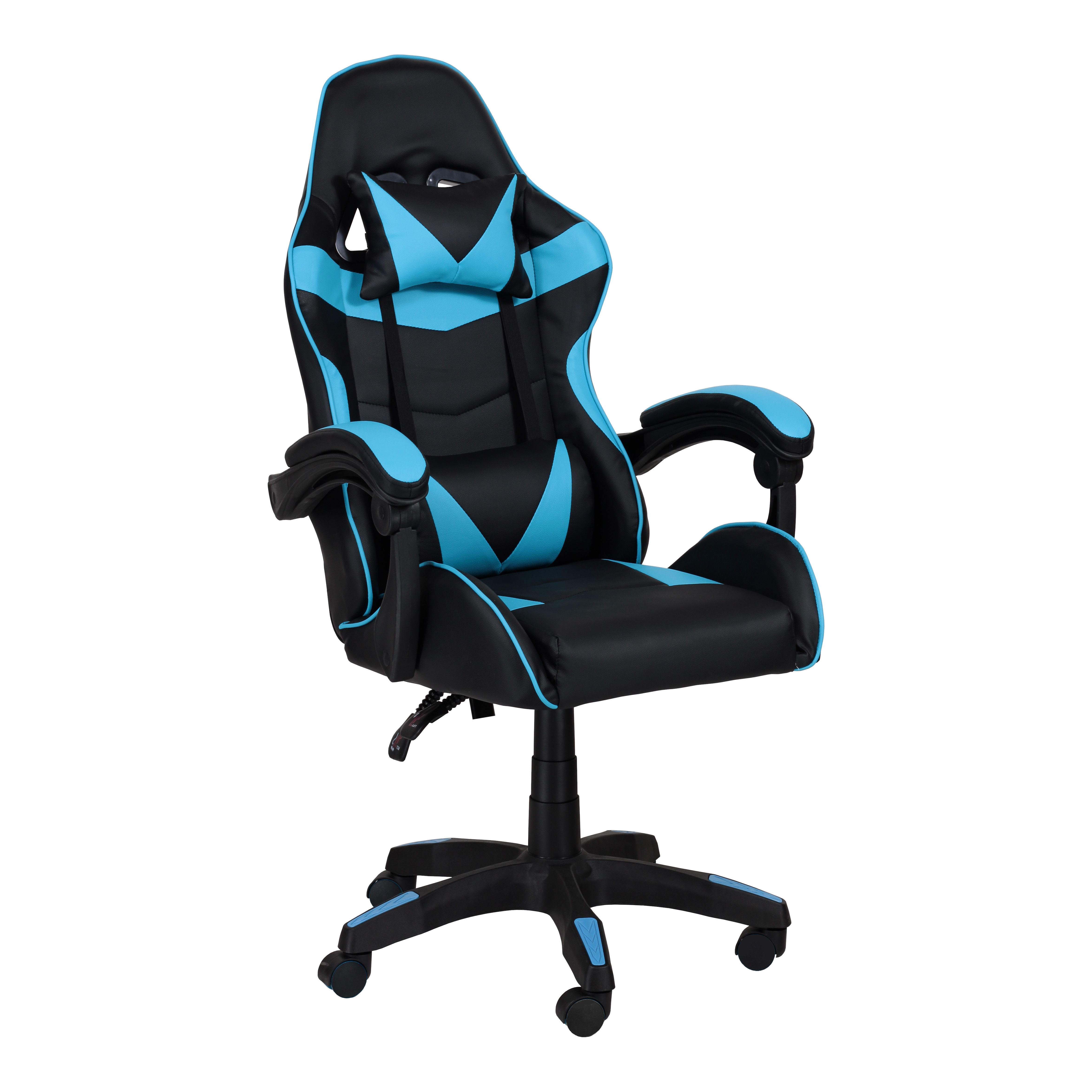 Sedia GAMING Ergonomica Reclinabile Girevole con cuscini in similpelle