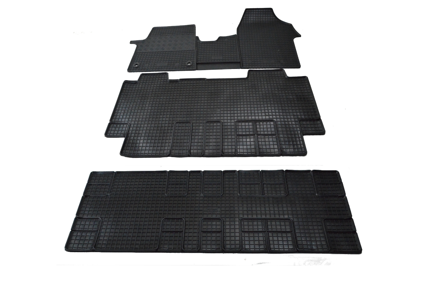 Image of RIGUM-903911-904437-904420, Tappetini in Gomma per Citroen Jumpy dal 2016- 9 posti, Opel Vivaro dal 09/2019 - 9 posti (3
