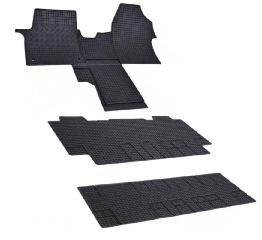 Image of RIGUM-904413-904185-904420, Tappetini in Gomma per Citroen Jumpy dal 2016-, Peugeot Expert dal 2016, Toyota Proace dal 2
