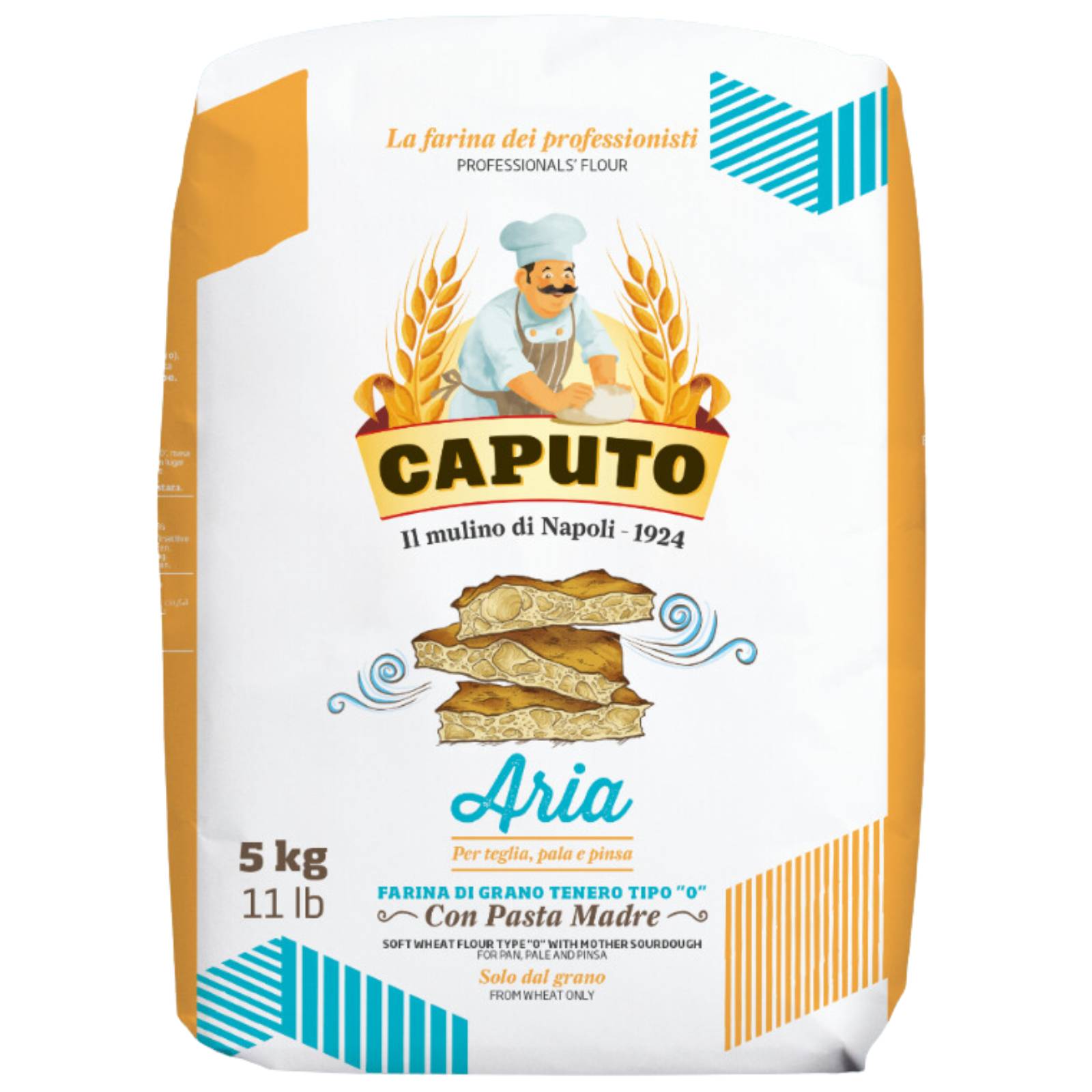 Farine Caputo 5 Kg Classica Pizzeria Nuvola Integrale Semola Manitoba Pasta Pane