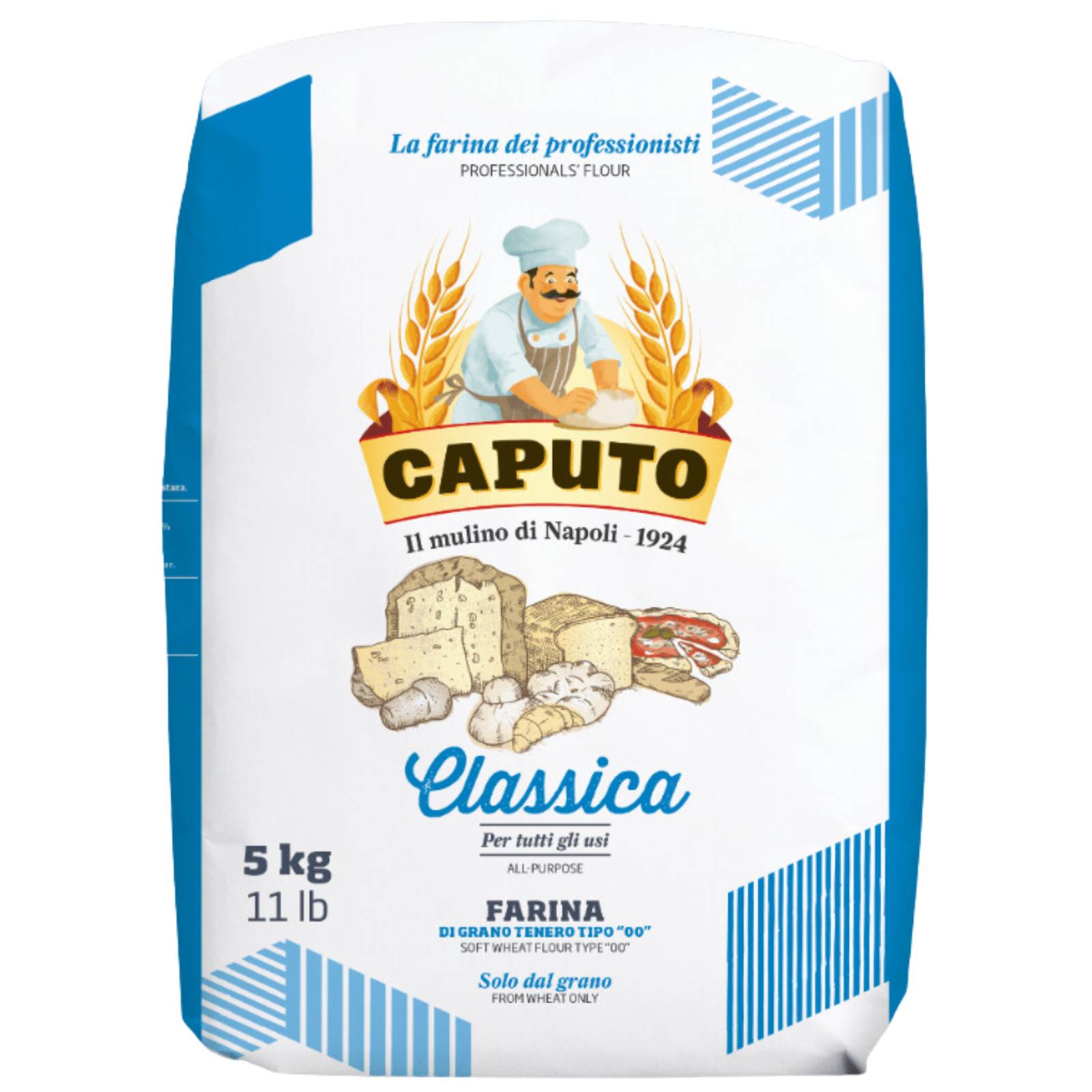 Farine Caputo 5 Kg Classica Pizzeria Nuvola Integrale Semola Manitoba Pasta Pane - Foto 2 di 12