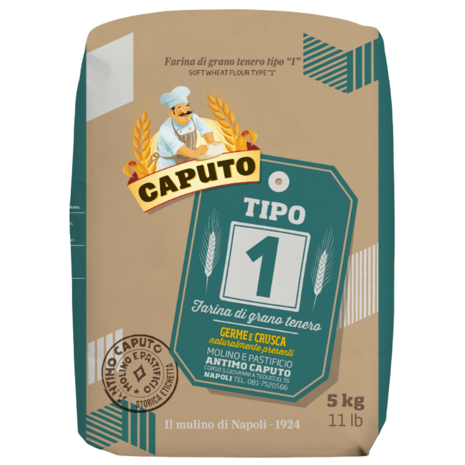 Farine Caputo 5 Kg Classica Pizzeria Nuvola Integrale Semola Manitoba Pasta Pane - Foto 11 di 12