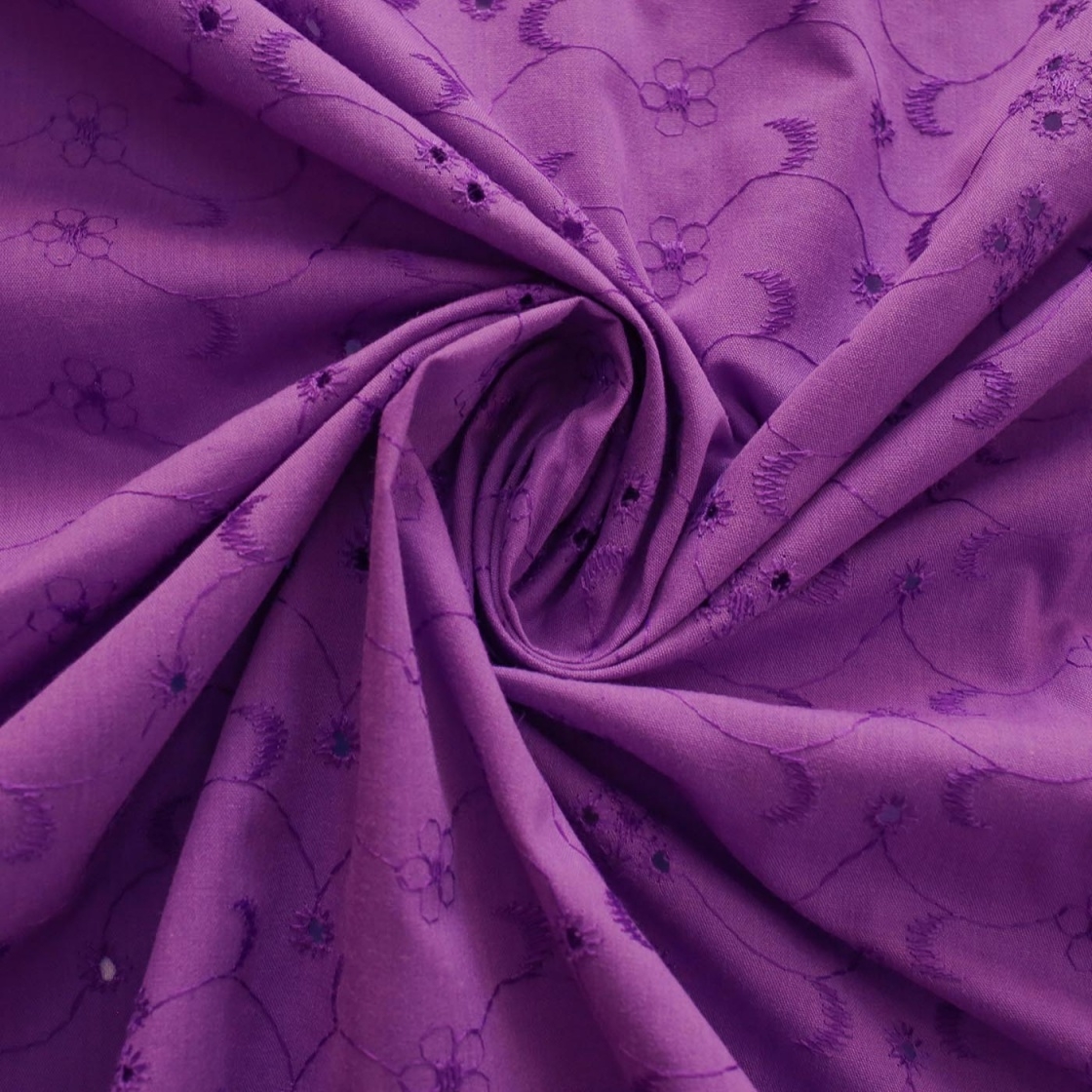 Tessuto cotone pizzo Sangallo altezza 150 per cucito creativo abbigliamento AA50 - Foto 18 di 18