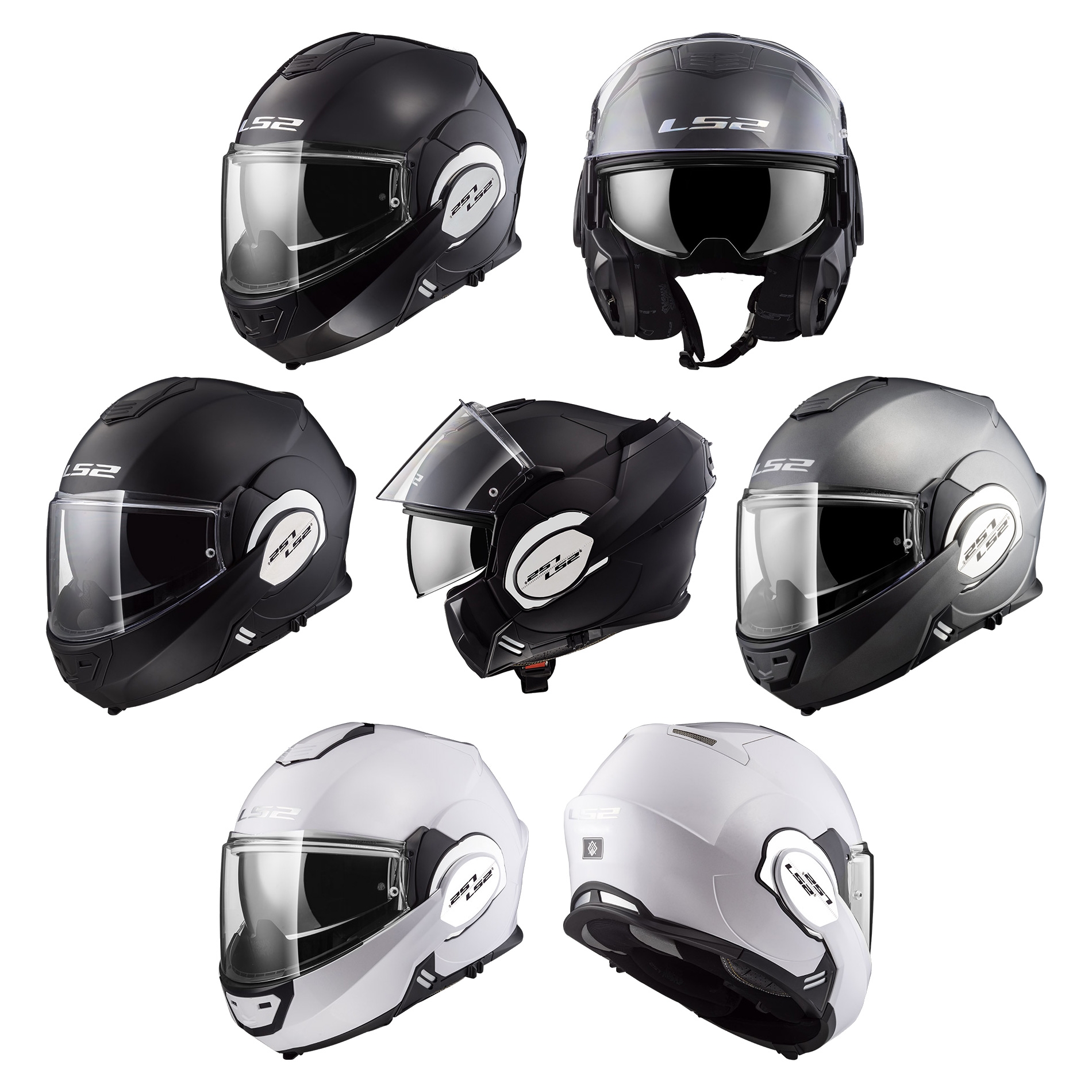 Casco Modulare LS2 FF399 VALIANT | eBay