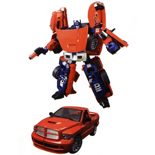Takaratomy Transformers Binaltech BT-22 Convoy feat. Dodge Ram SRT