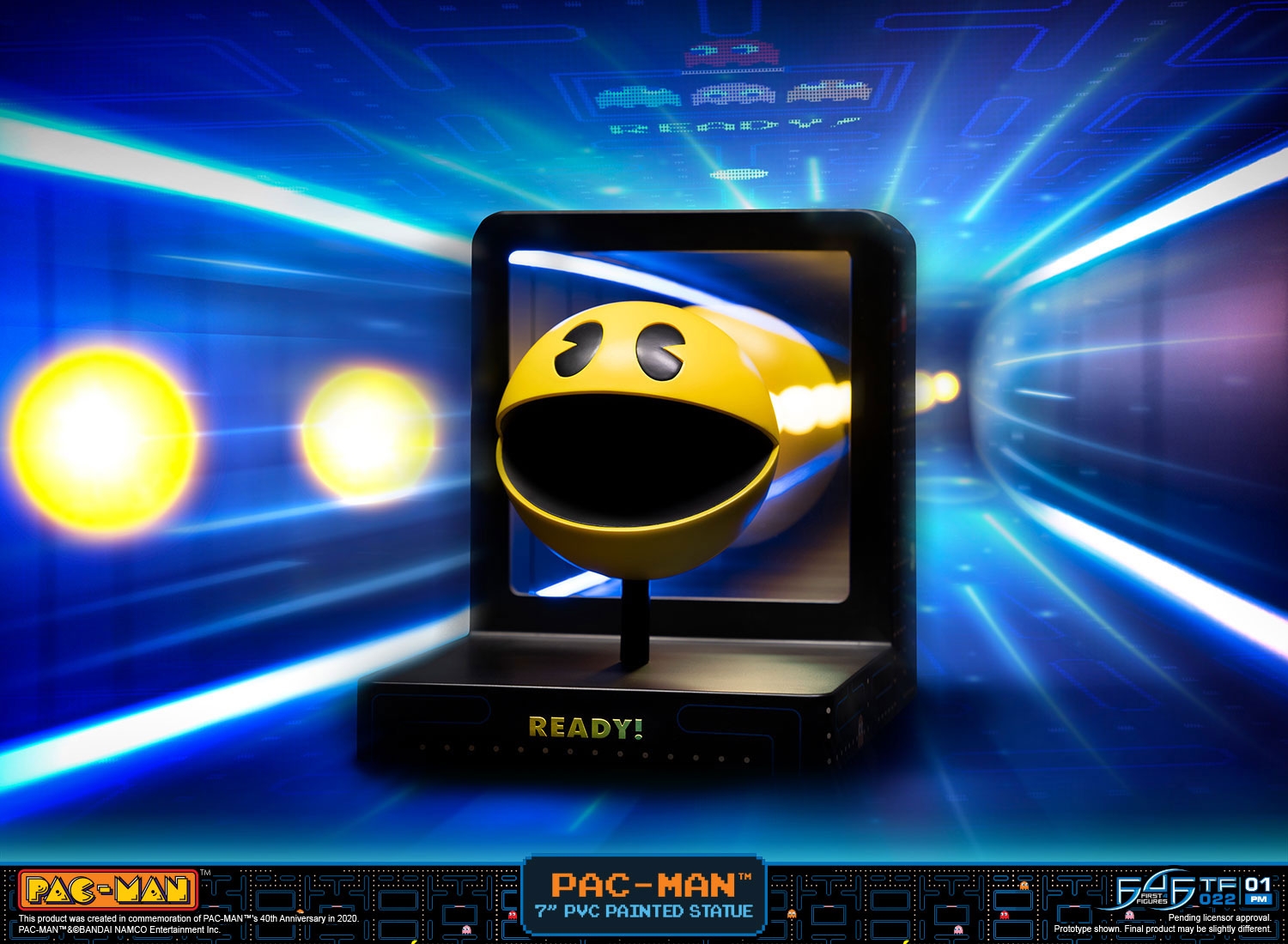 F4F First4figures - Pacman Pac-Man 40th Anniversary PVC Statuen - Bild 1 von 9