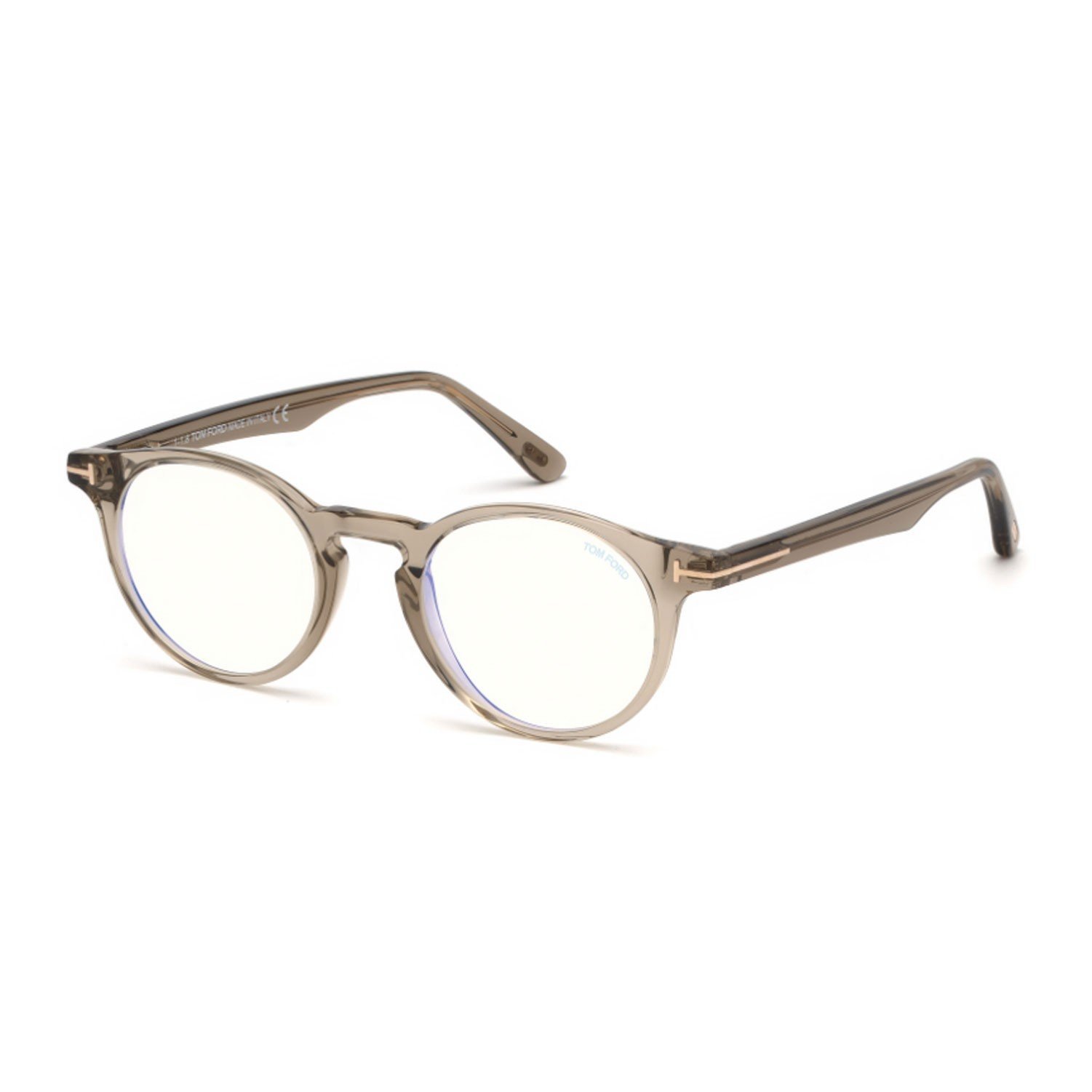 Montatura Occhiali da Vista Uomo Tom Ford 5557 045 Marrone Chiaro