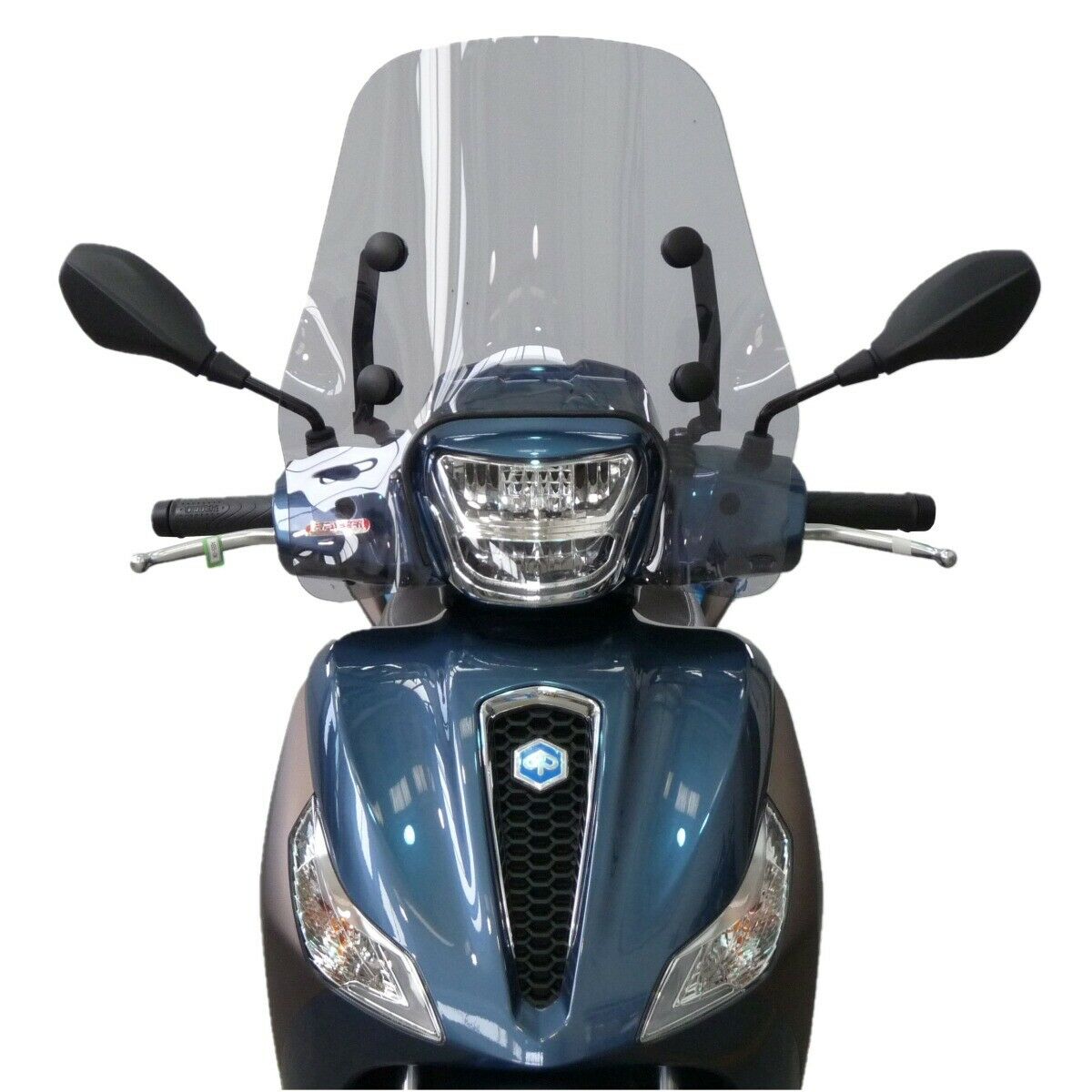 Parabrezza Per Piaggio Liberty S I-GET 50/125/150 (2016-2024) - Paravento Serigrafato, Con Aste Verniciate - Foto 10