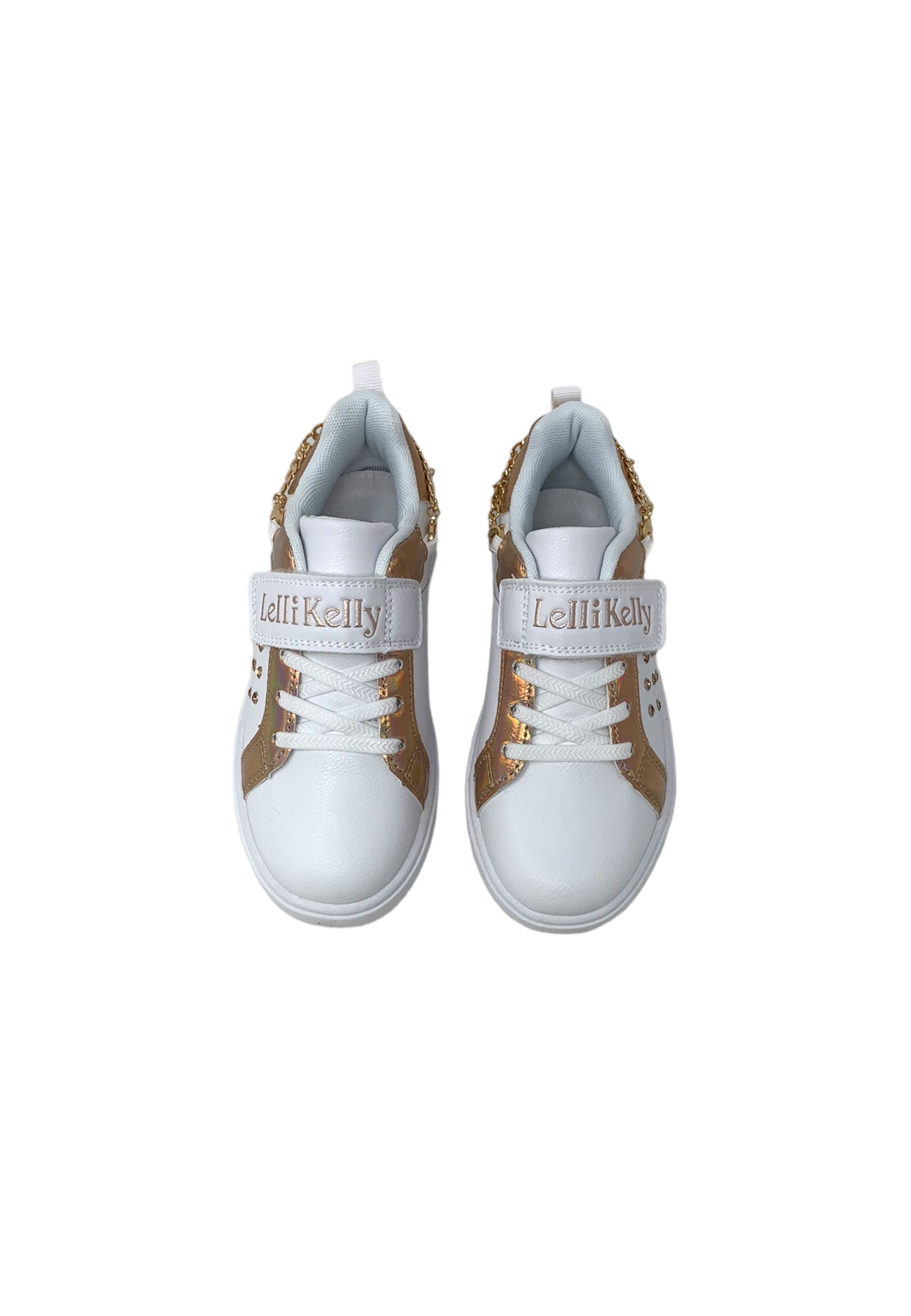 Sneakers LELLI KELLY LKAA3810 bianco/gold rose Bambina