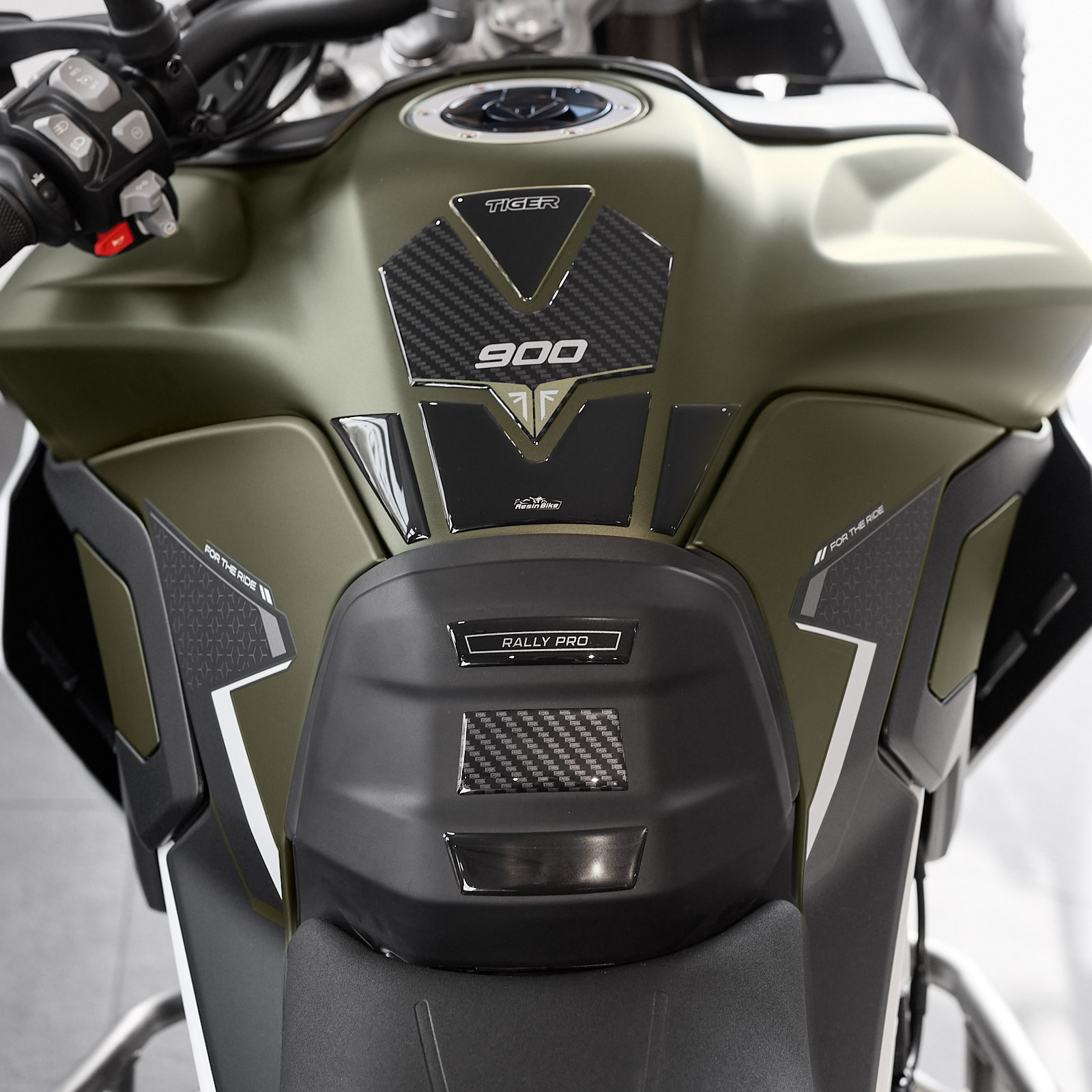 Kit 3d Motorcycle Stickers Tank Pad compatible Triumph Tiger 900