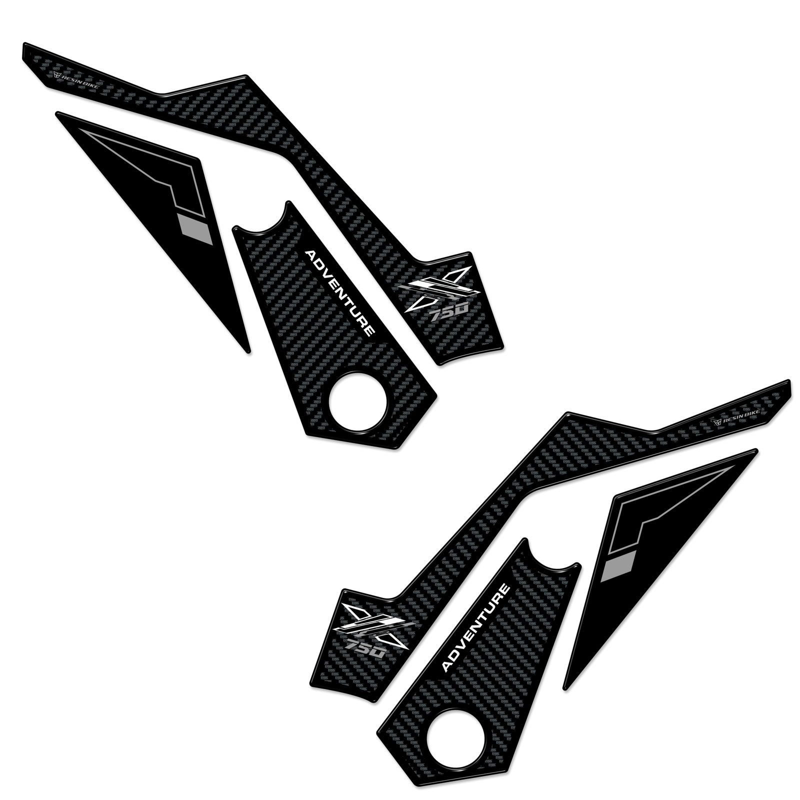 3D Heel Protection Stickers For Honda X-Adv 2017-2020 - Compatible Scooter Motorcycle Decals - Labelbike Italy