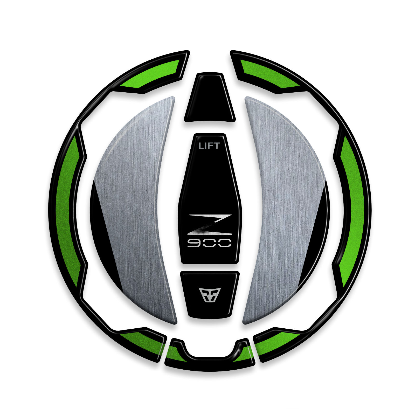 Resin Bike Adesivi Moto Compatibile Con Kawasaki Z900 2025-2026. Protezione Cupolino Frontale Da Urti E Graffi. Adesivi Resinati Con Effetto 3D Made In Italy - View #14